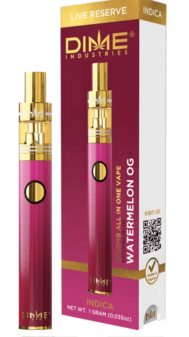 Live Reserve: Watermelon OG 1G All In One - Dime Industries -  - $24.66 - Cartridges