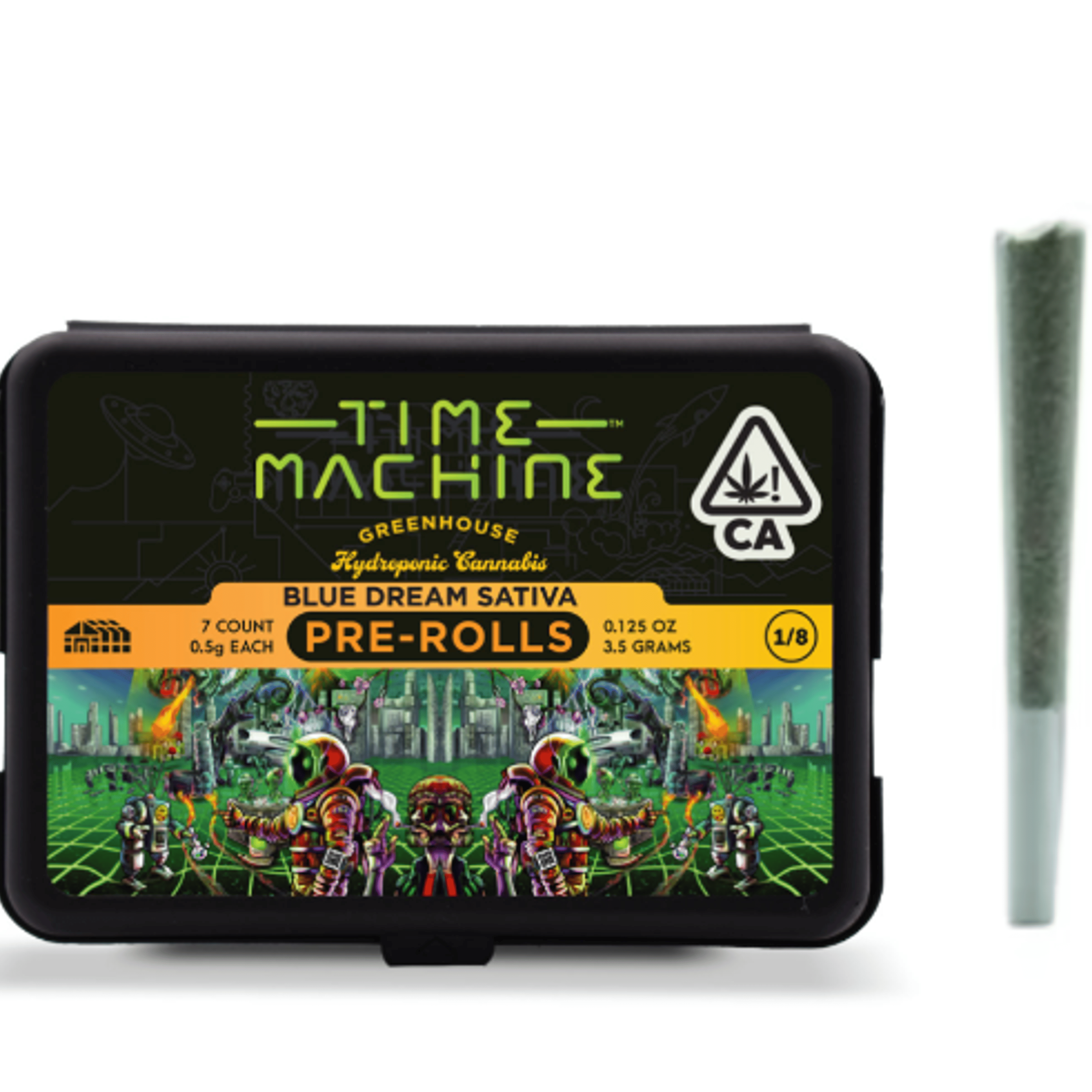 Blue Dream 7pk Preroll - Time Machine - - $17.75 - Preroll