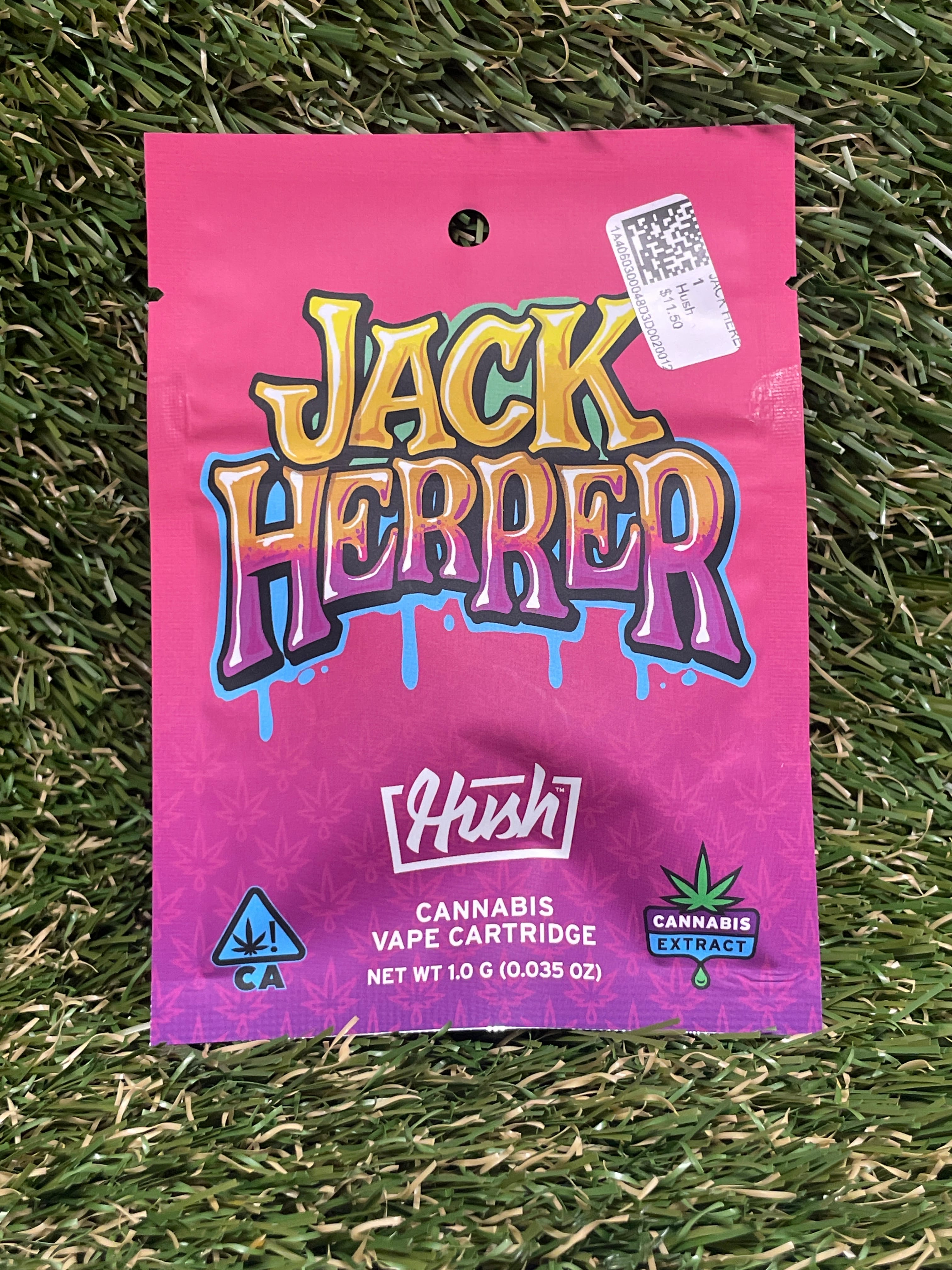 JACK HERER 1G REFILL - Hush -  - $11.50 - Vape Cartridge
