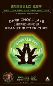 10mg Peanut Butter Cups - Emerald Sky - Indica - $21 - Edibles