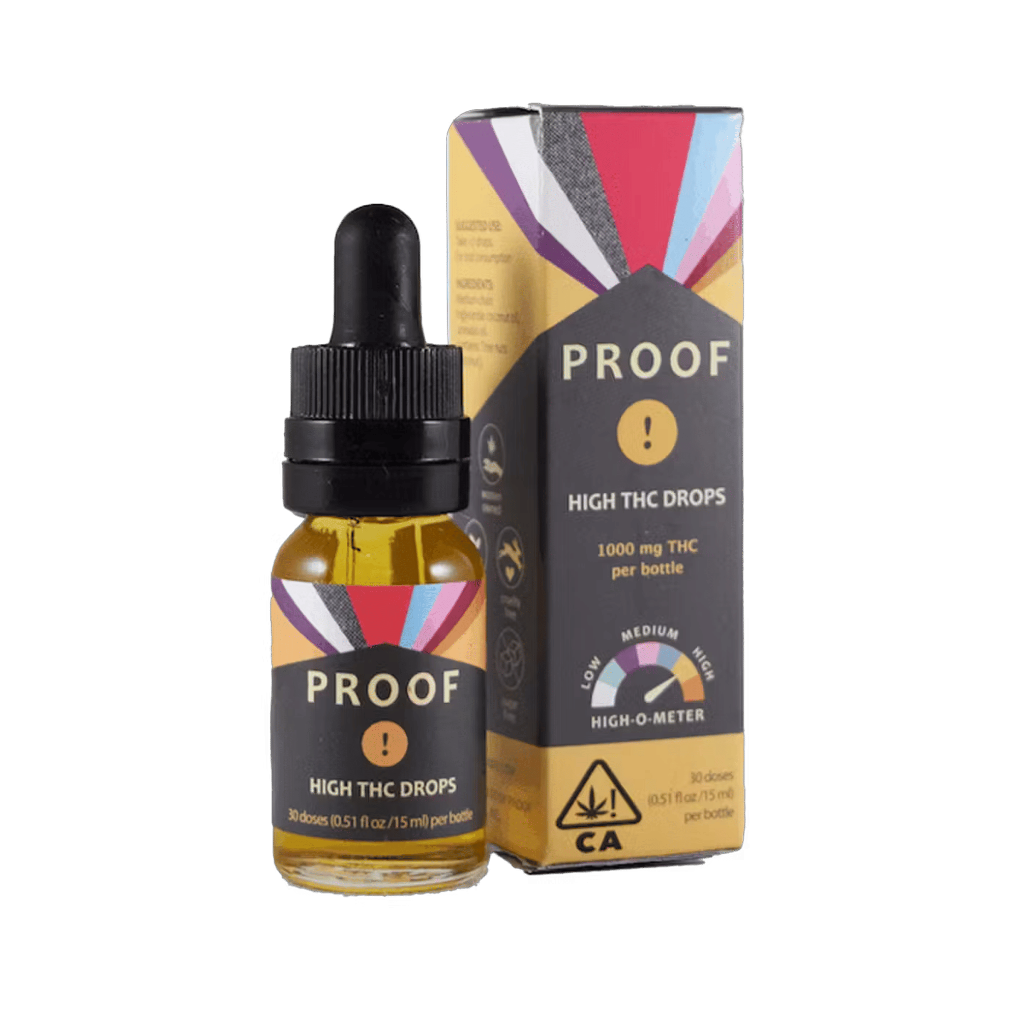 High THC Drops - Tincture - Proof - 15ml - $44.99 - Tinctures