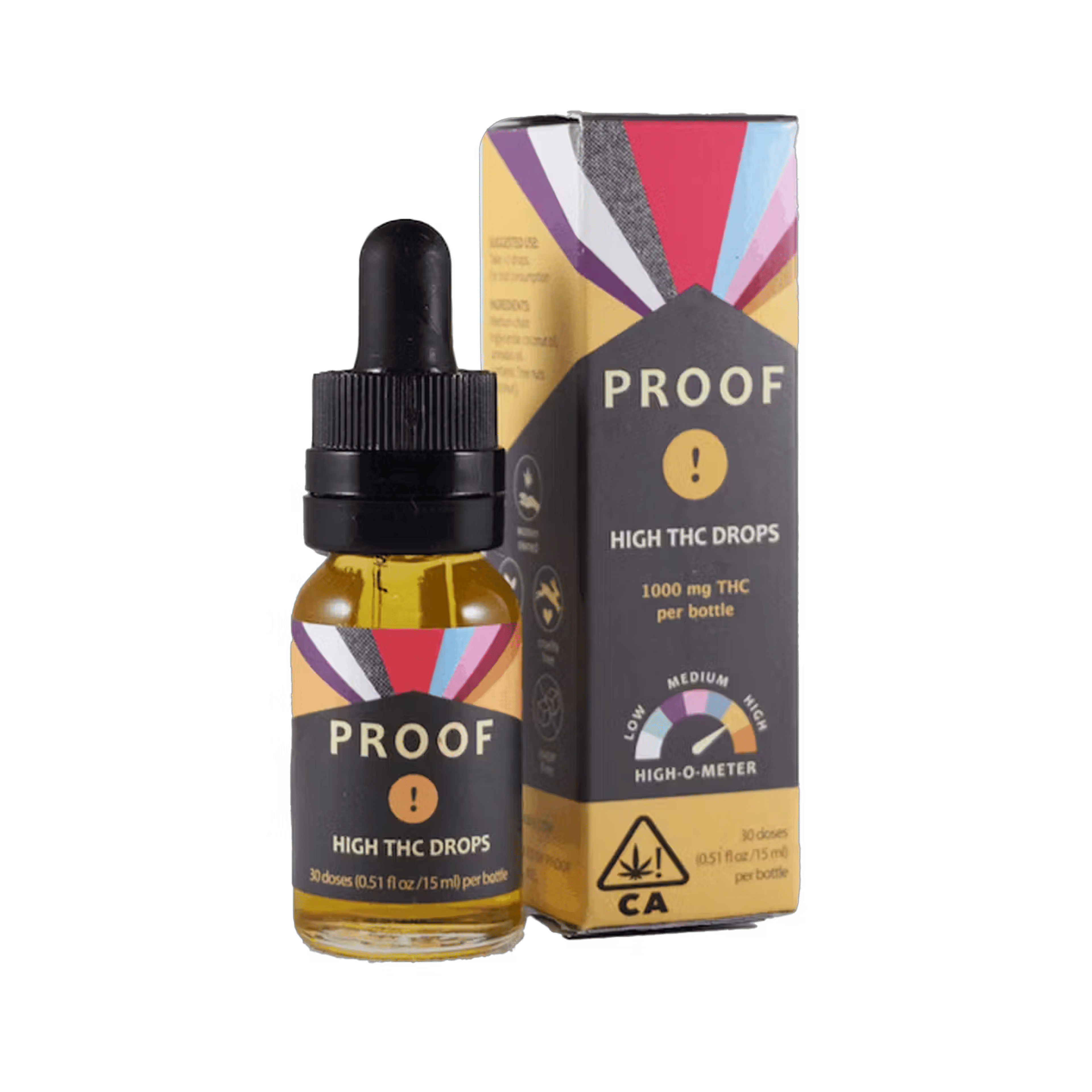 High THC Drops - Tincture - Proof - 15ml - $44.99 - Tinctures