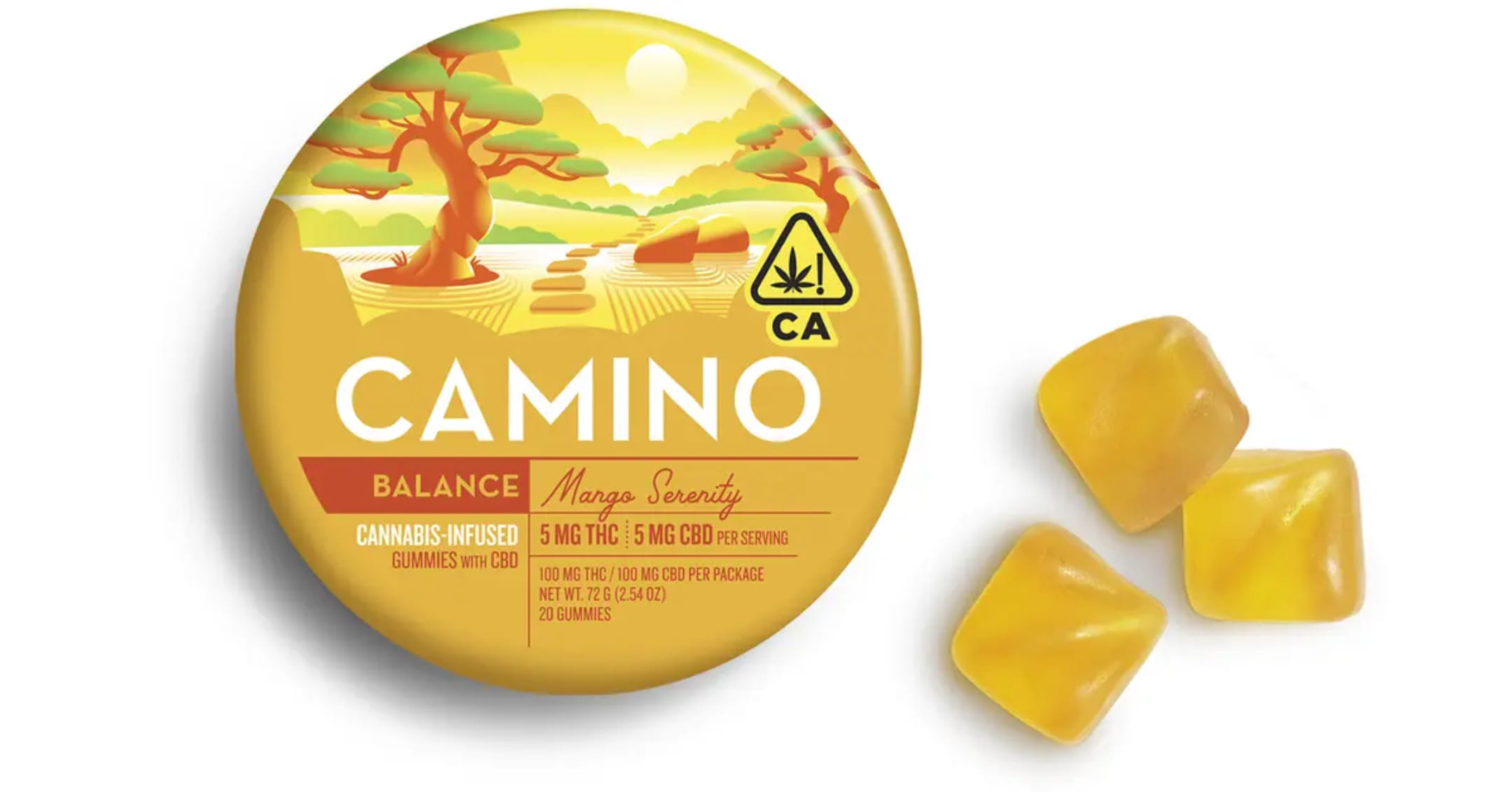 Mango Serenity 1:1 gummies - Camino -  - $13.53 - Edible