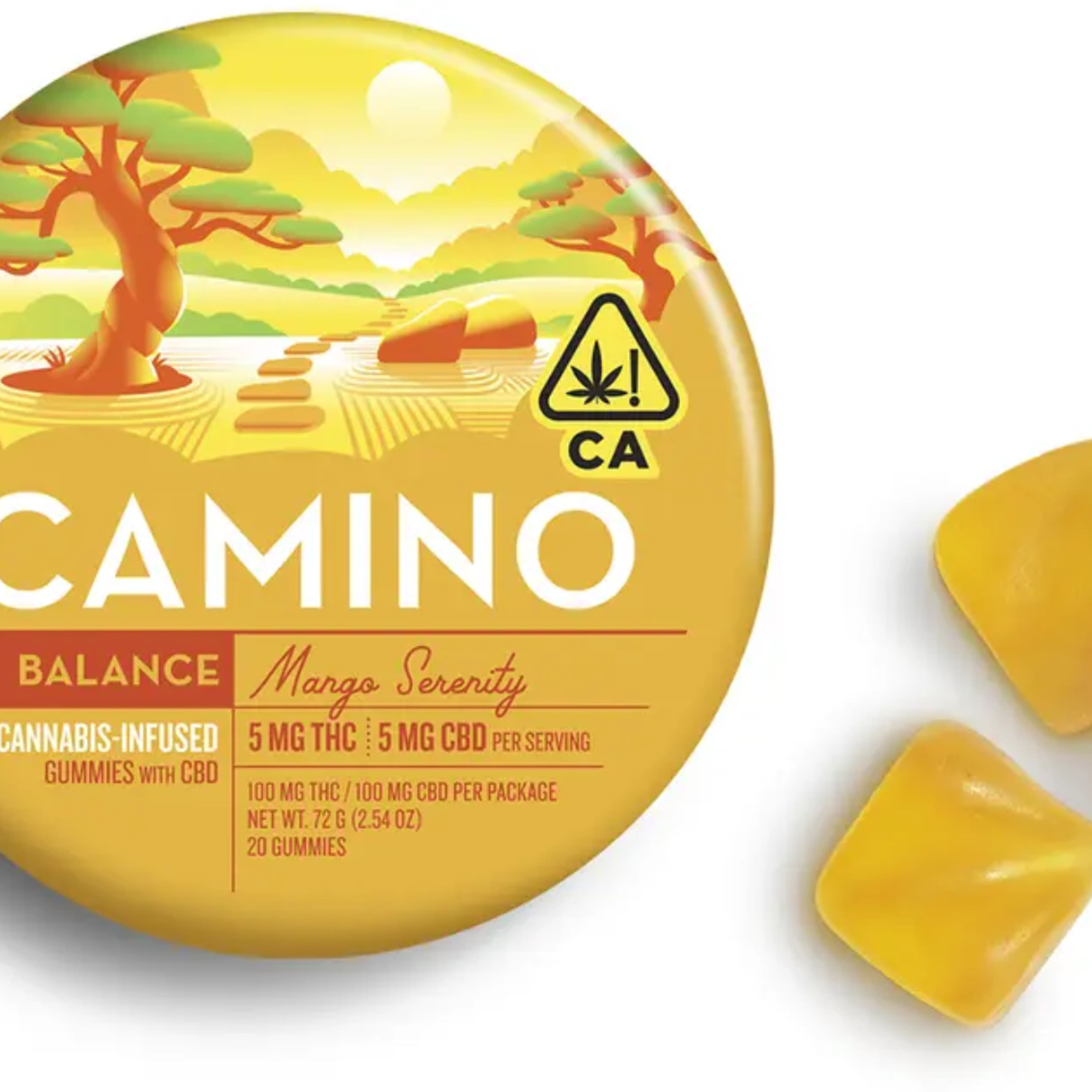 Mango Serenity 1:1 gummies - Camino - - $13.53 - Edible