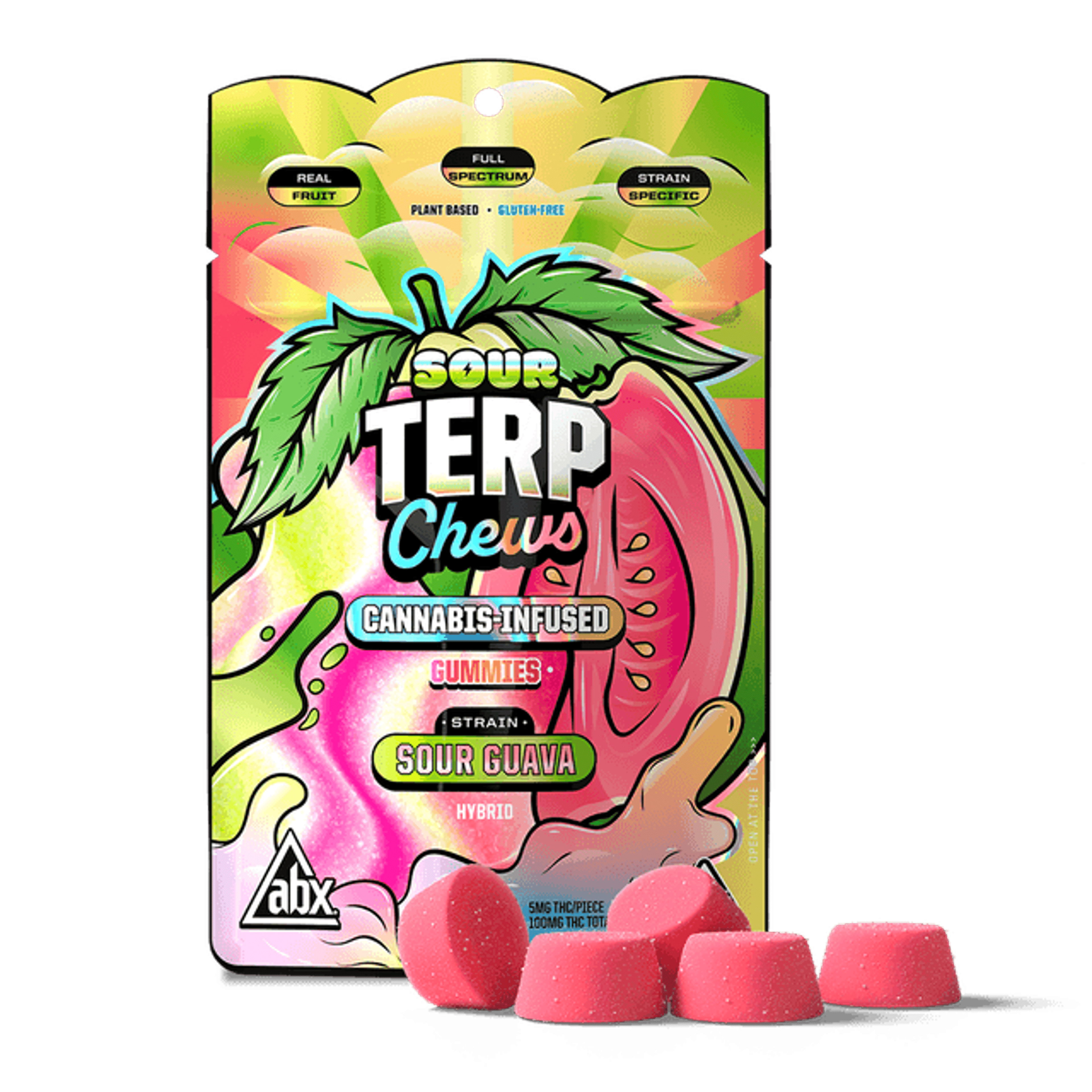 Terp Chews - ABX - Strawberry Haze Hybrid - $14 - Edibles