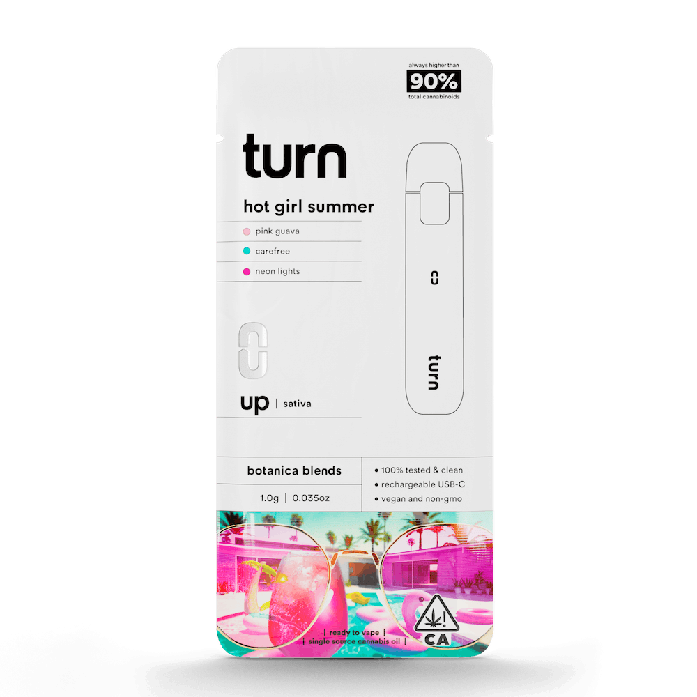 Hot Girl Summer (sativa) / botanica blends / 1g disposable - Turn -  - $25.21 - Vapes