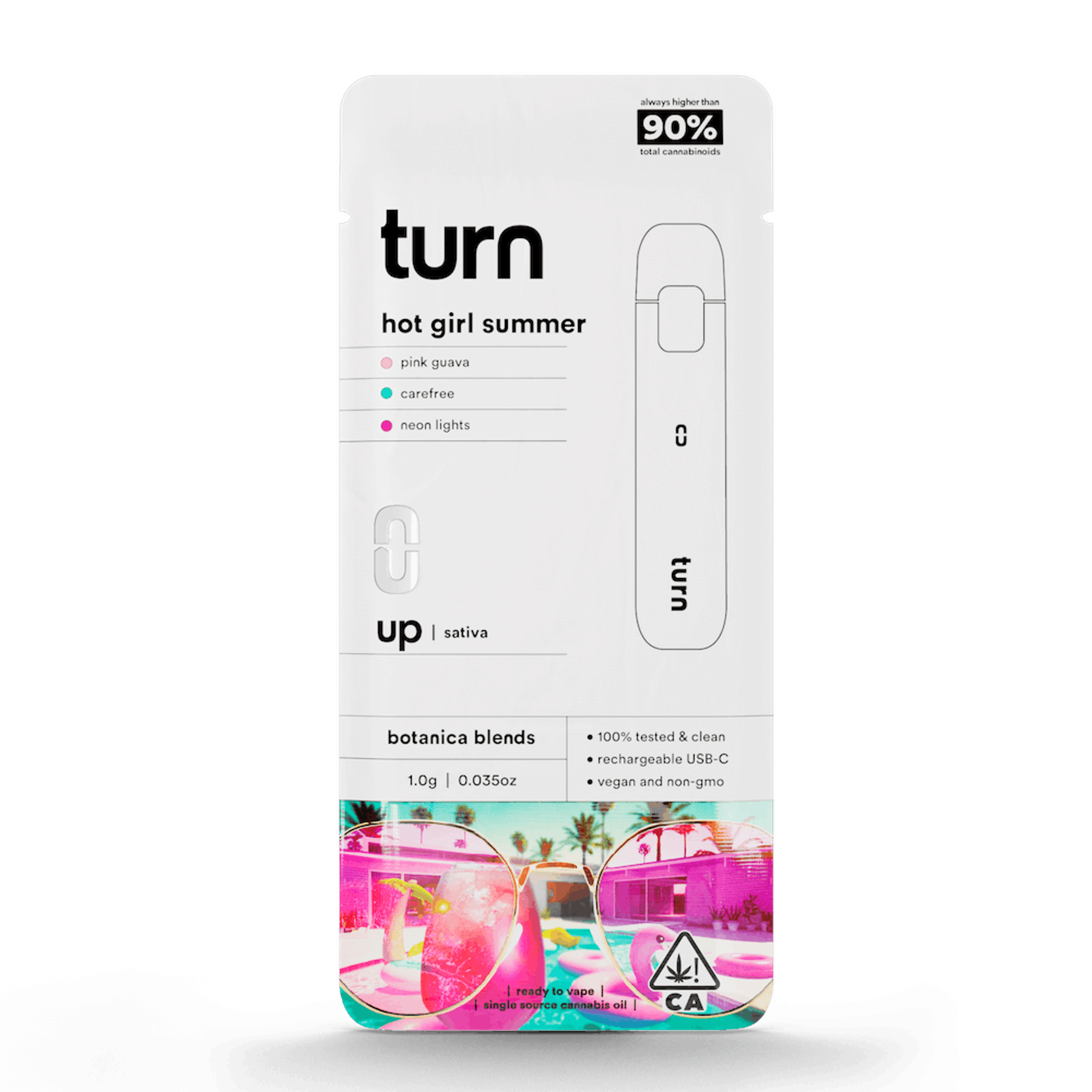 Hot Girl Summer (sativa) / botanica blends / 1g disposable - Turn - - $25.21 - Vapes