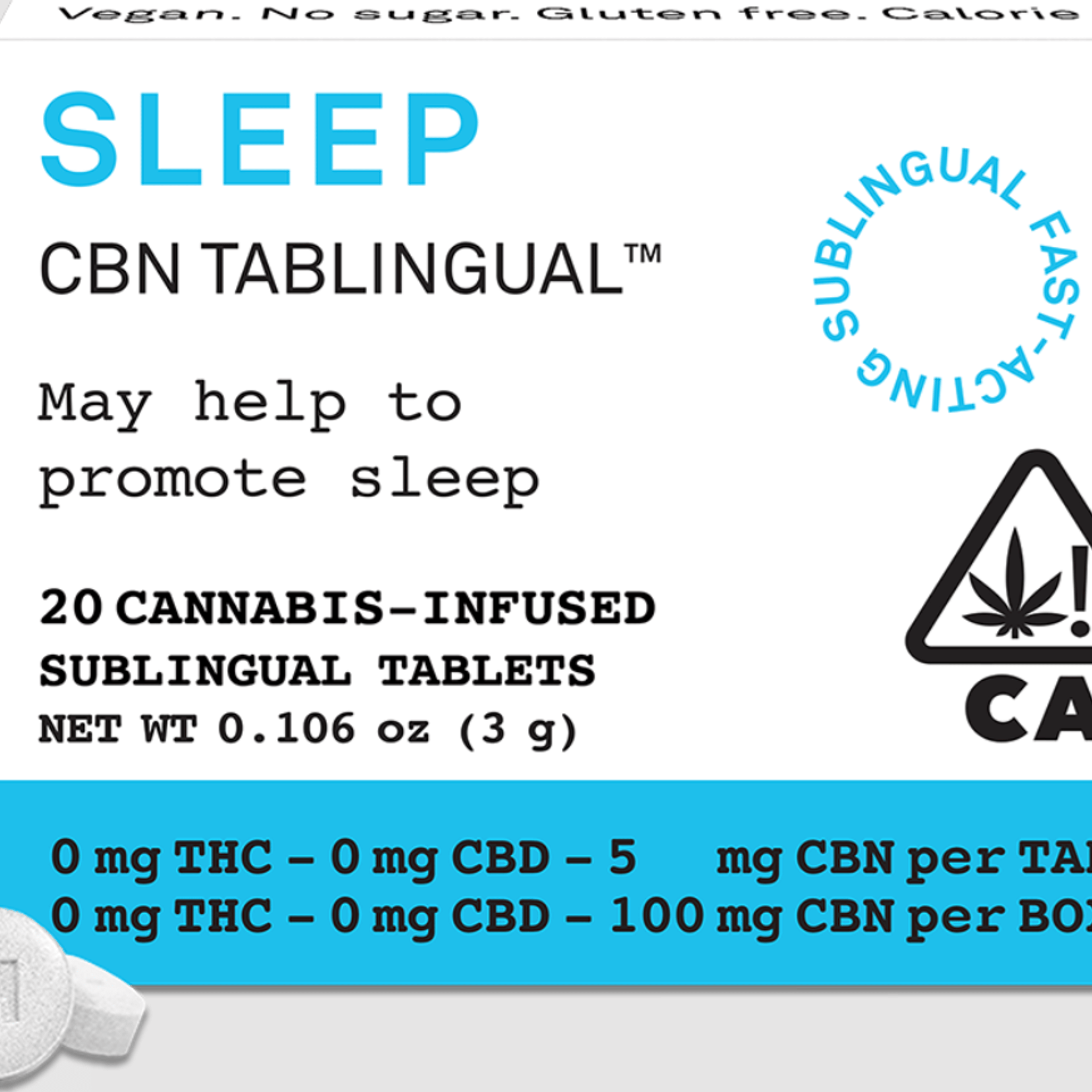 Sleep CBN Tablingual - Level - - $33 - Edibles
