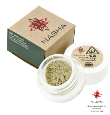 Governmint Oasis (H) 1G (Green) Unpressed Hash