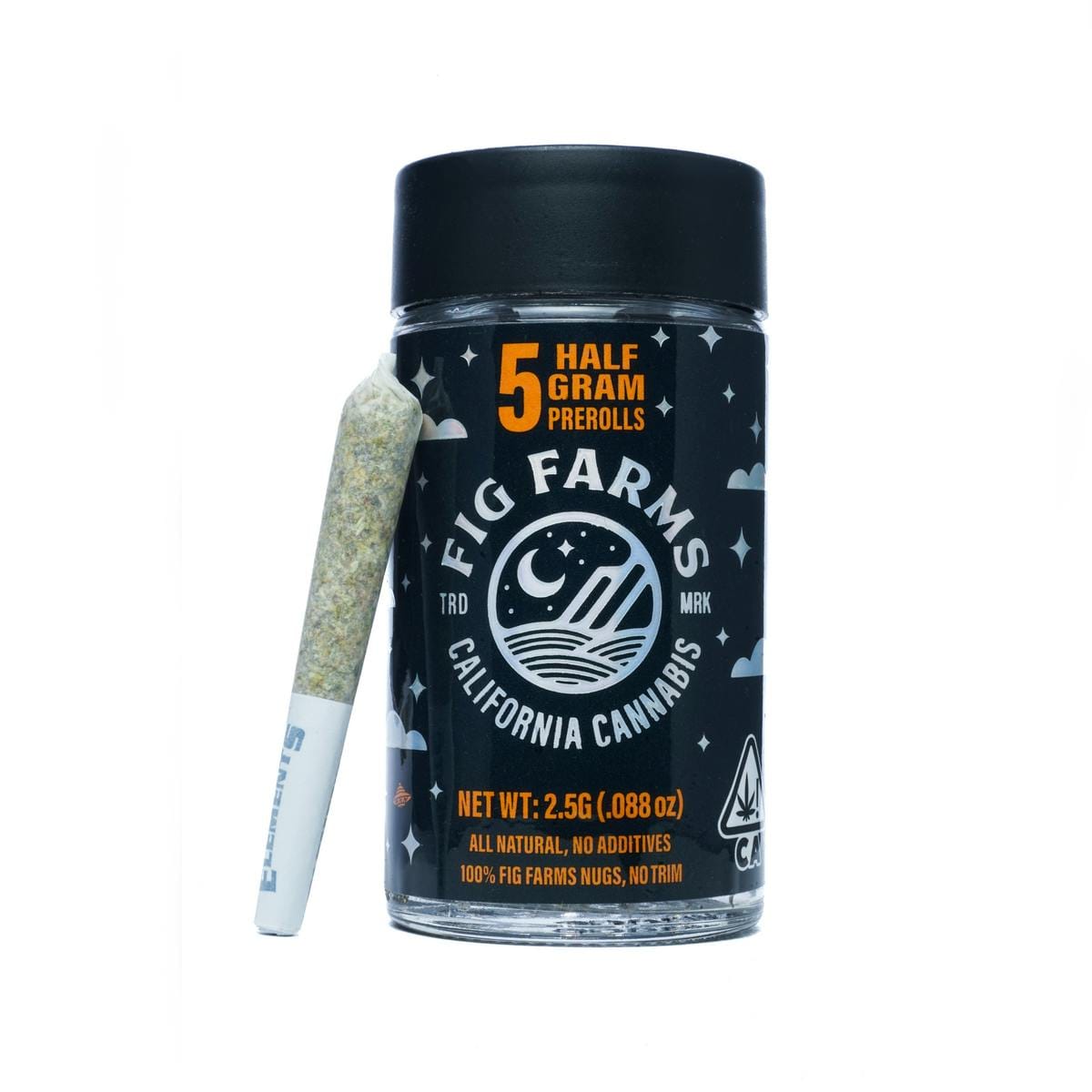 Lemon Grapefruit Banana Tangerine Pre-Roll 5 Pack  - 2.5g - Fig Farms -  - $35 - Pre-Rolls