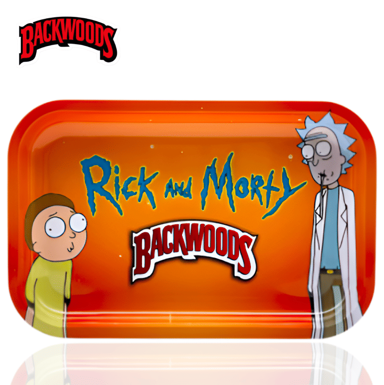 Backwoods x Rick and Morty Metal Rolling Tray - Glow Tray - LED Tray - $24.99 - Accessories
