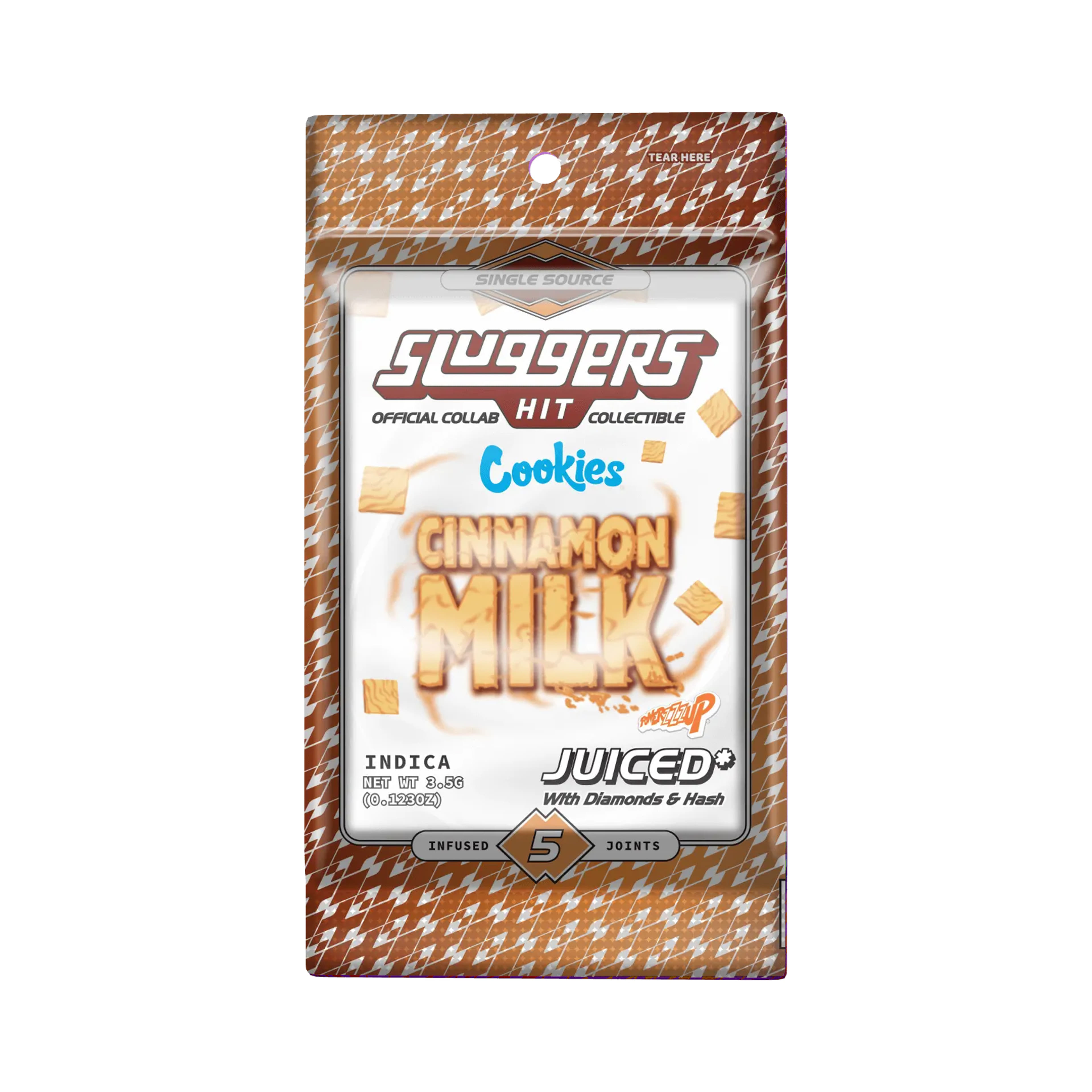 Cinnamon Milk - 5pk Infused Pre Rolls - Sluggers - Cinnamon Milk (H) (Cookies Collab) - $40 - Pre-Rolls