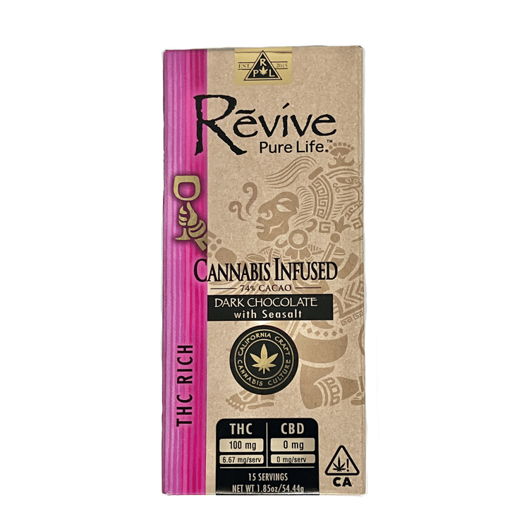 Revive Chocolate Bar - Revive Organics - Milk - $30 - Edibles