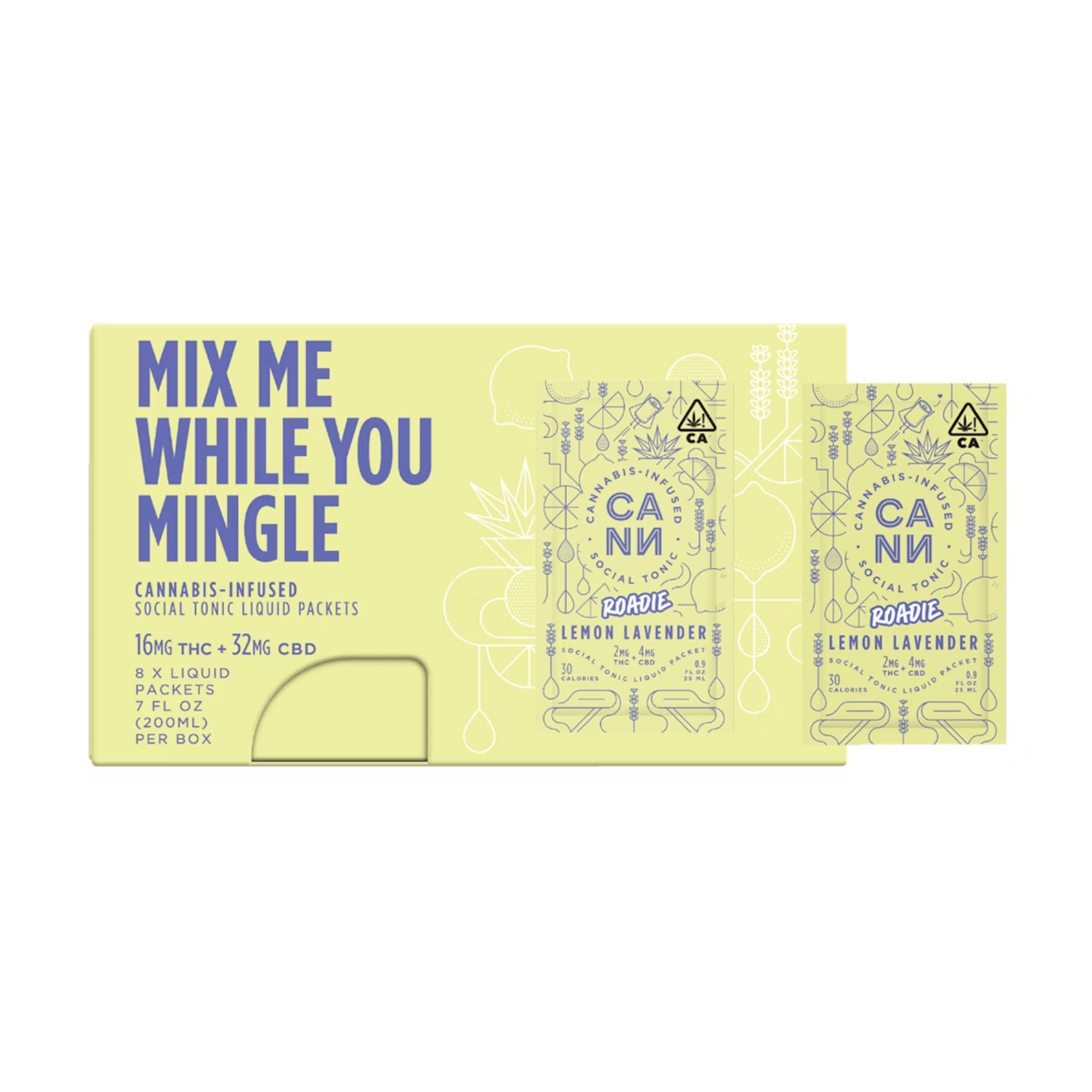 Lemon Lavender Roadies 8 Pack - CANN Drinks -  - $30 - Beverages/Drinks