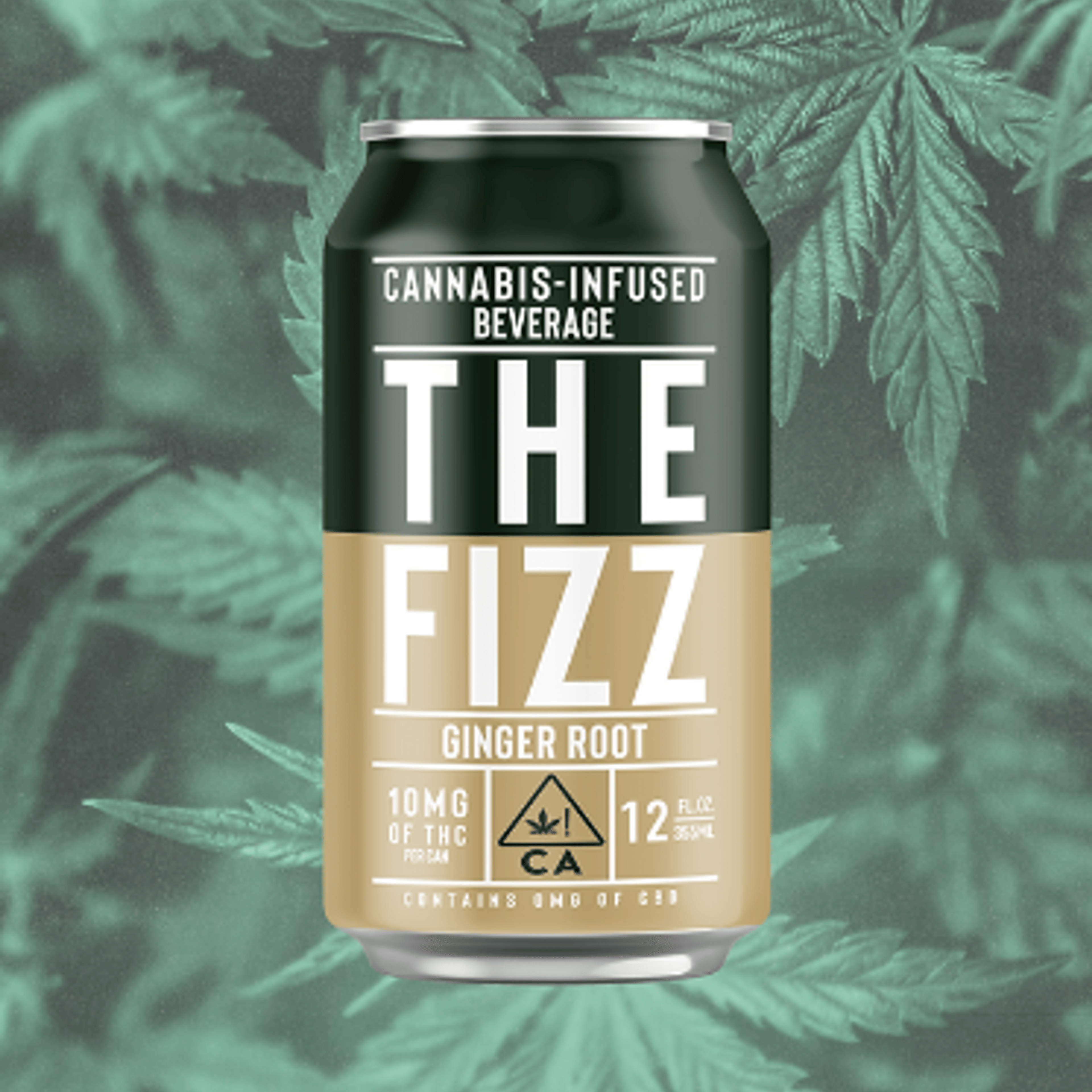 The Fizz: Ginger Root (12oz.) - 10mg - Manzanita Naturals - - $6 - Beverages/Drinks