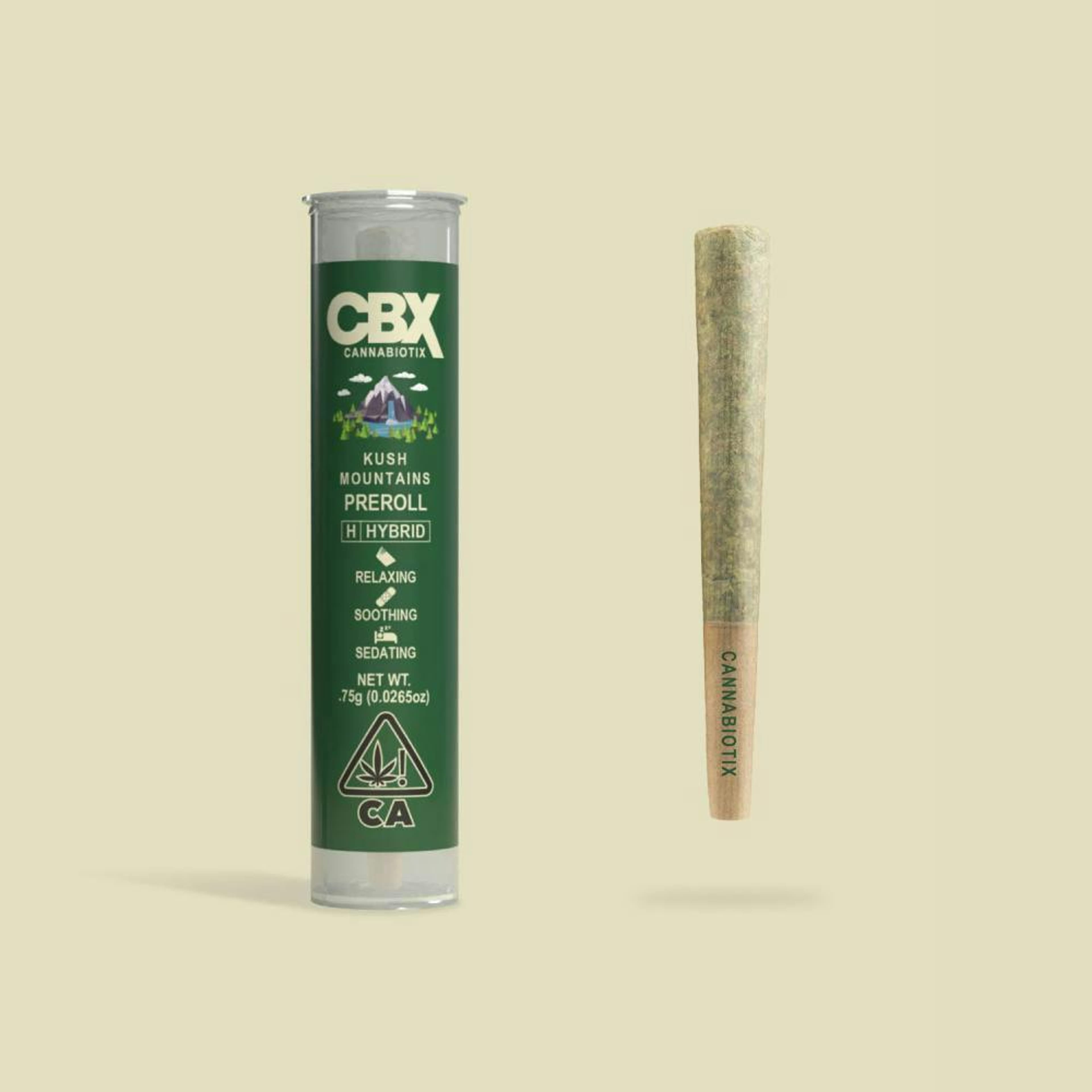 Kush Mountains Preroll .75g - CBX - - $15 - Pre-Rolls