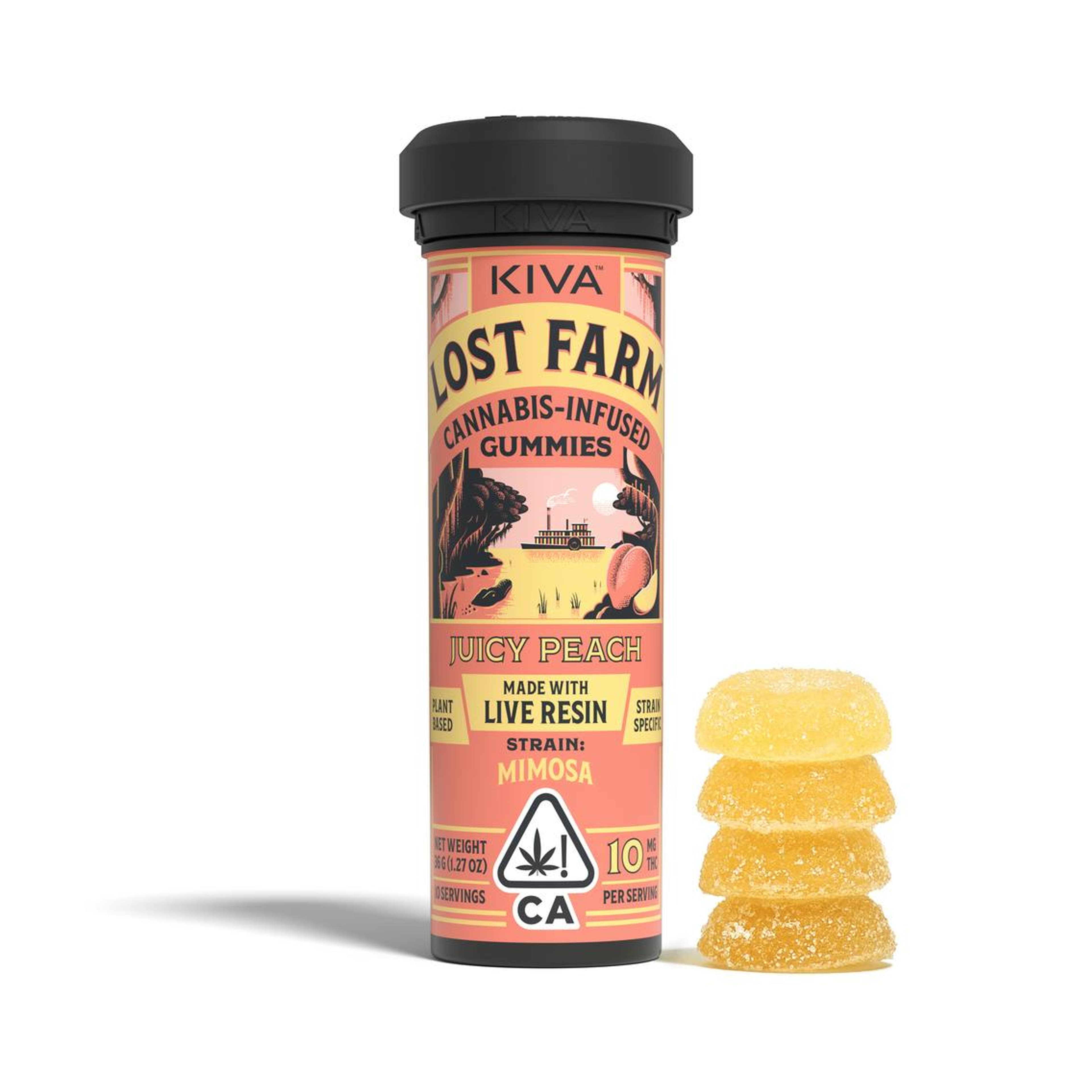 Lost Farm Gummies Juicy Peach Mimosa - Lost Farm - - $25 - Edibles