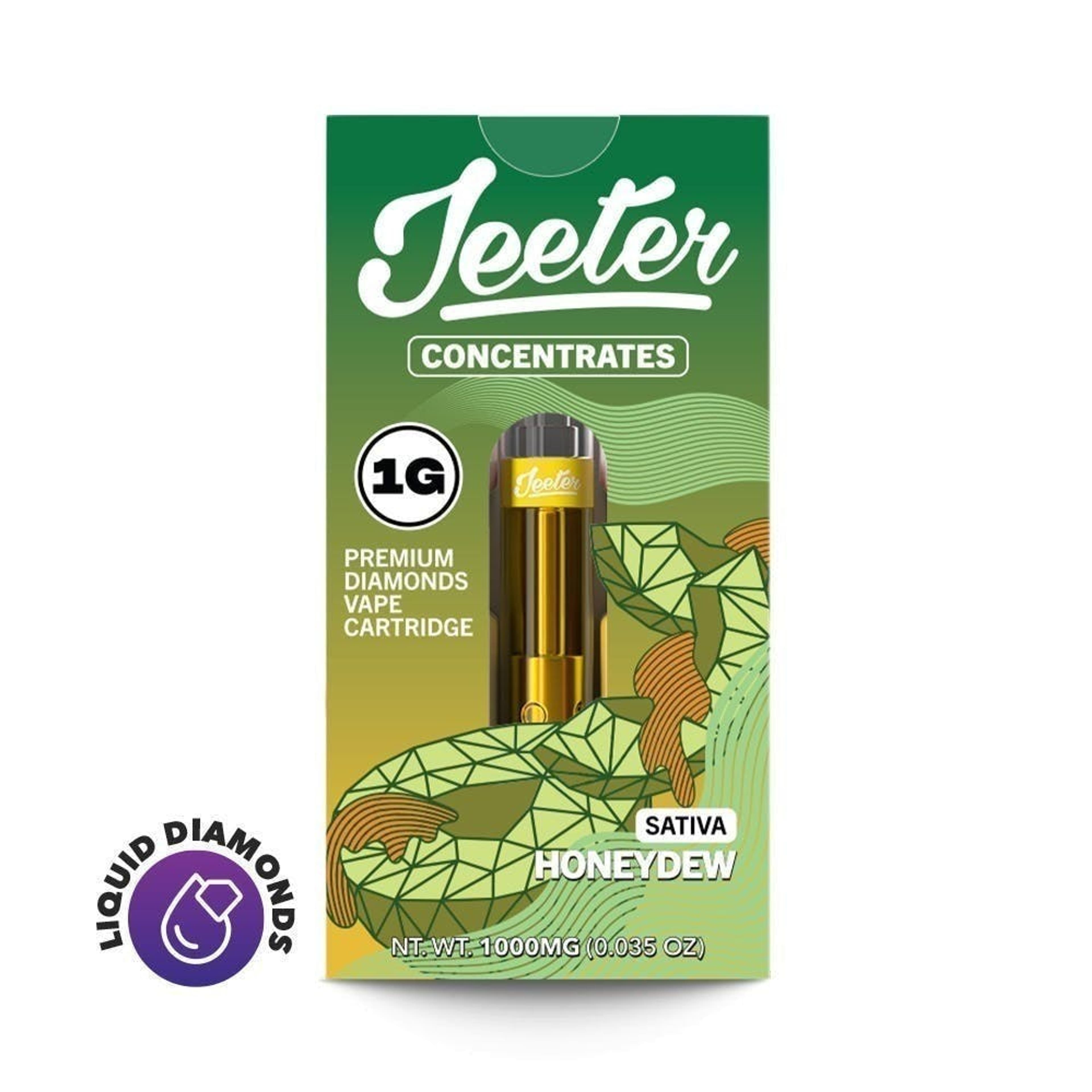 Honeydew 1g Diamonds Cart - Jeeter - null - $25 - Vape Cart