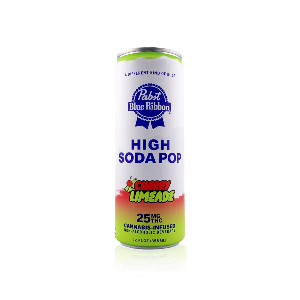 Pabst Blue Ribbon - High Soda Cherry Limeade 25mg - Pabst Blue Ribbon - Pabst Blue Ribbon - High Soda Cherry Limeade 25mg - $10 - Beverages