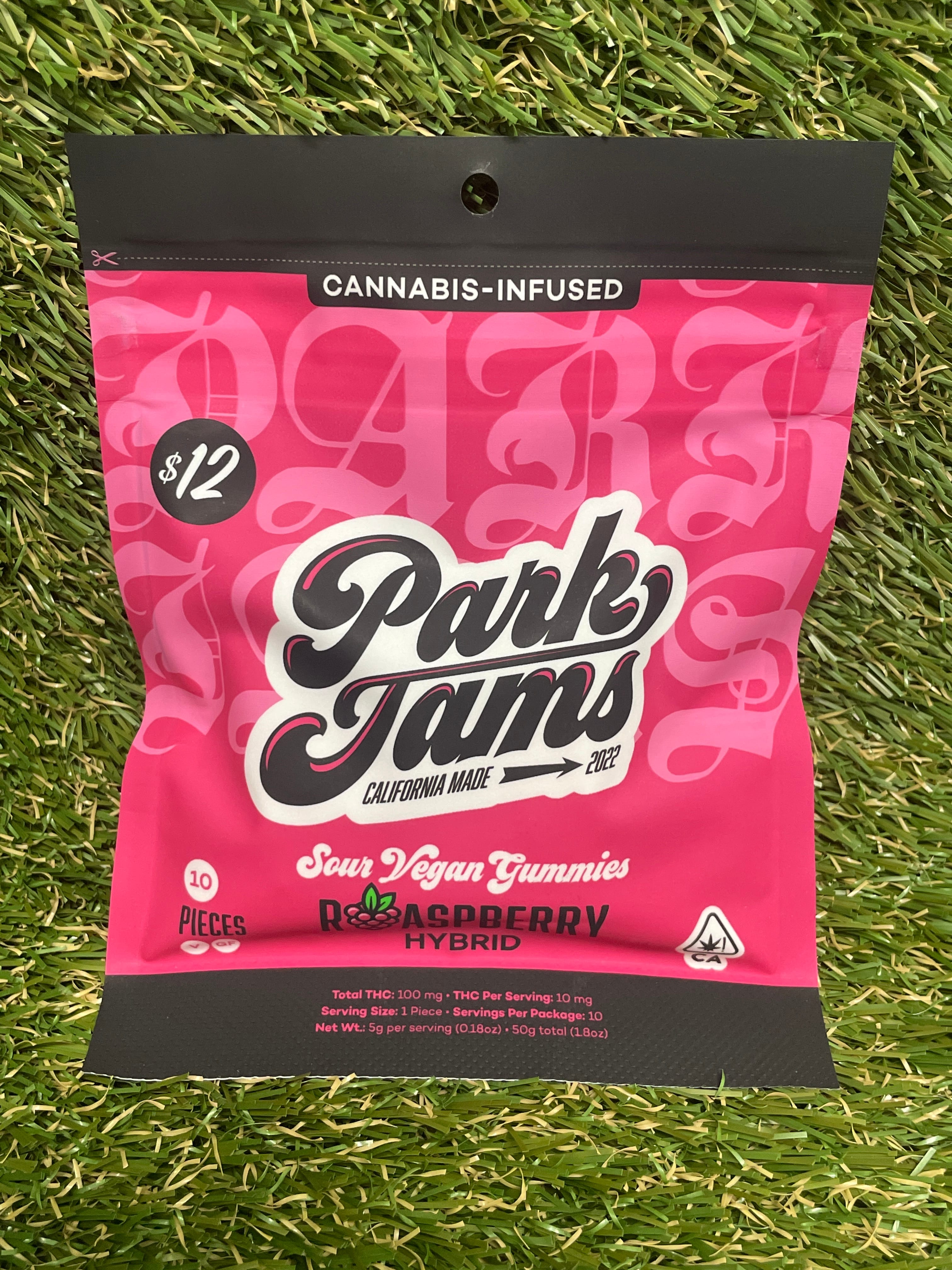 RASPBERRY 10MG 10PK - PARK JAMS -  - $7.60 - Edible (weight - each)