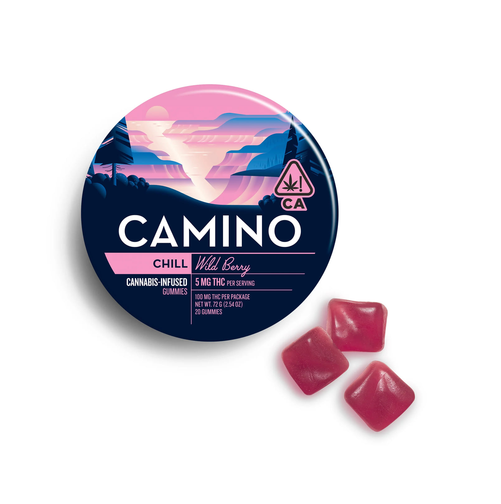 Wild Berry gummies 100mg - Camino -  - $11.88 - Edible
