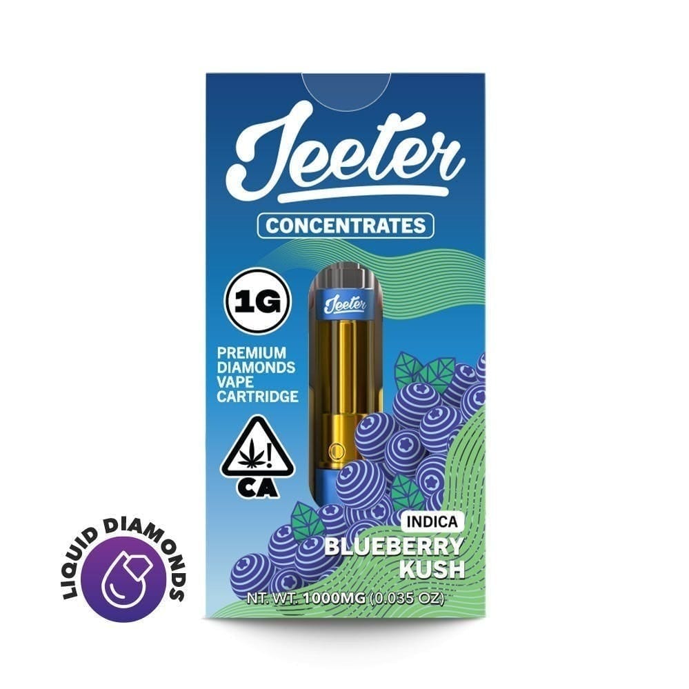 Blueberry Kush 1g Diamonds Cart - Jeeter - null - $25 - Vape Cart