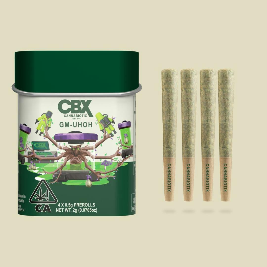 GM-UHOH 4pk Prerolls 2g - CBX -  - $32.50 - Pre-Rolls