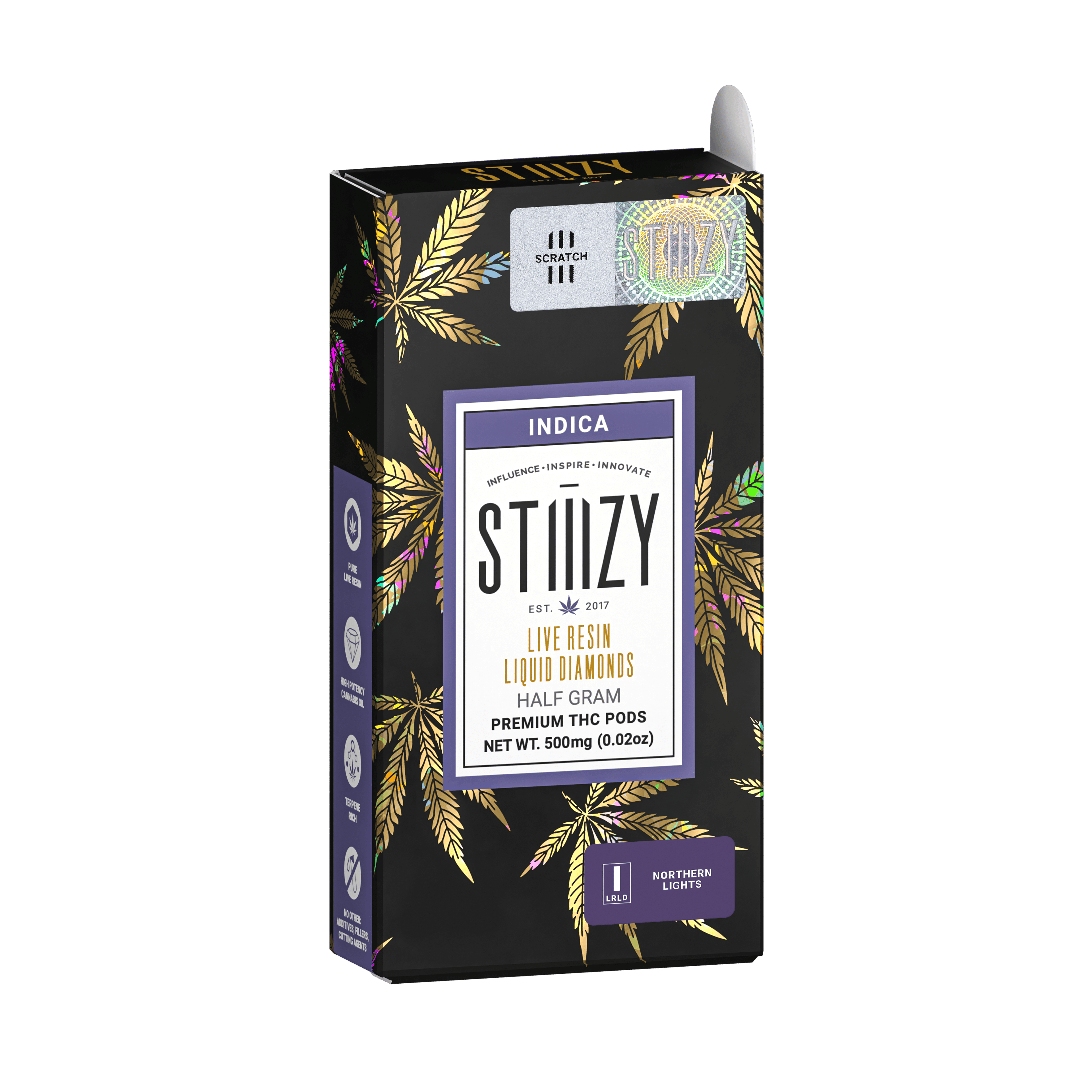 Northern Lights - Live Resin - Liquid Diamonds Pod - STIIIZY - Half Gram - $12.99 - Pods (STIIIZY + PlugPlay + PAX + Left Coast)