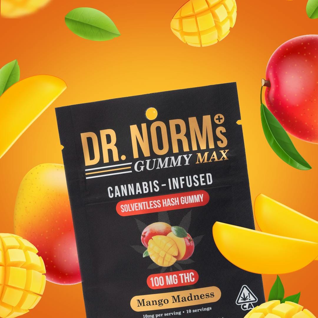 Mango Madness Hash MAX Gummy 100mg - Dr. Norms -  - $10.75 - Edible