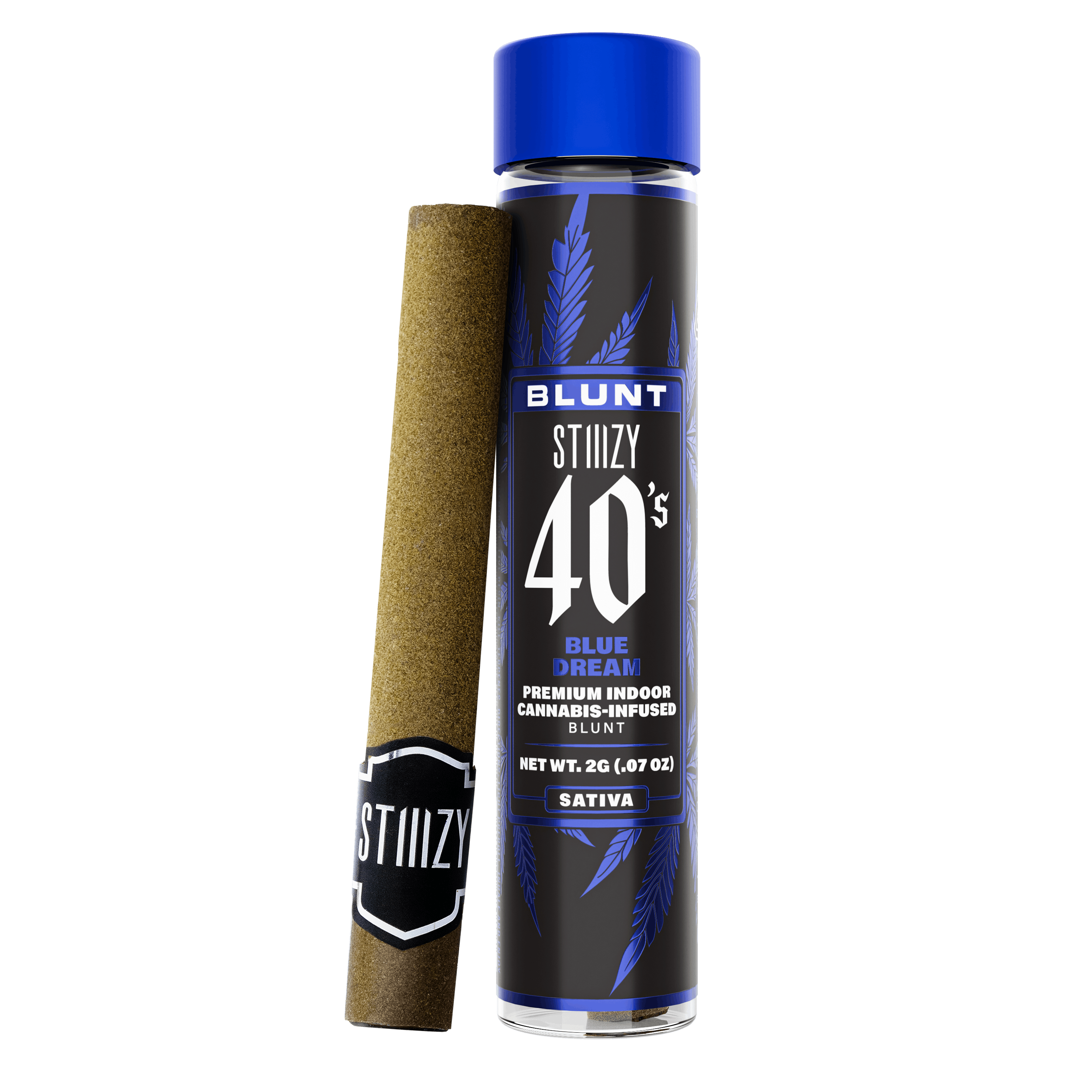BLUE DREAM 2G 40's Infused Blunt - STIIIZY -  - $18 - Pre-Rolls