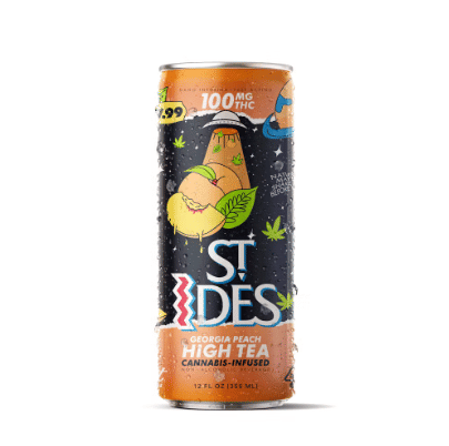 Georgia Peach 12oz High Tea 100mg - St. Ides -  - $5.10 - Beverage