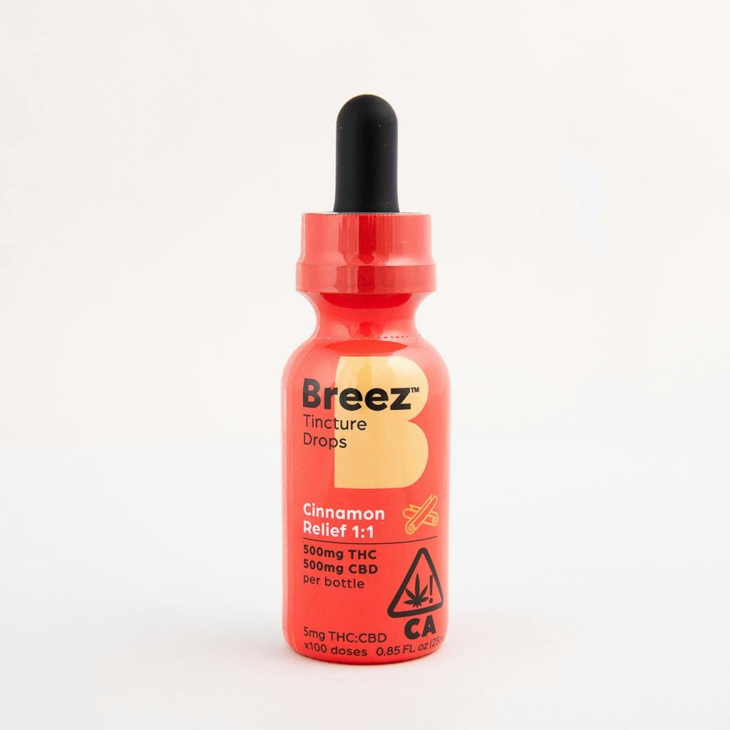 Breez Cinnamon Relief 1:1 Drops (Large) - Breez - Breez Cinnamon Relief 1:1 Drops (Large) - $55 - Tinctures