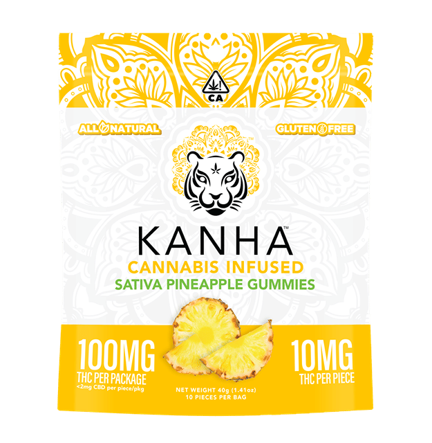 Classic - Pineapple - 100mg Gummies (10mg each/10pk)