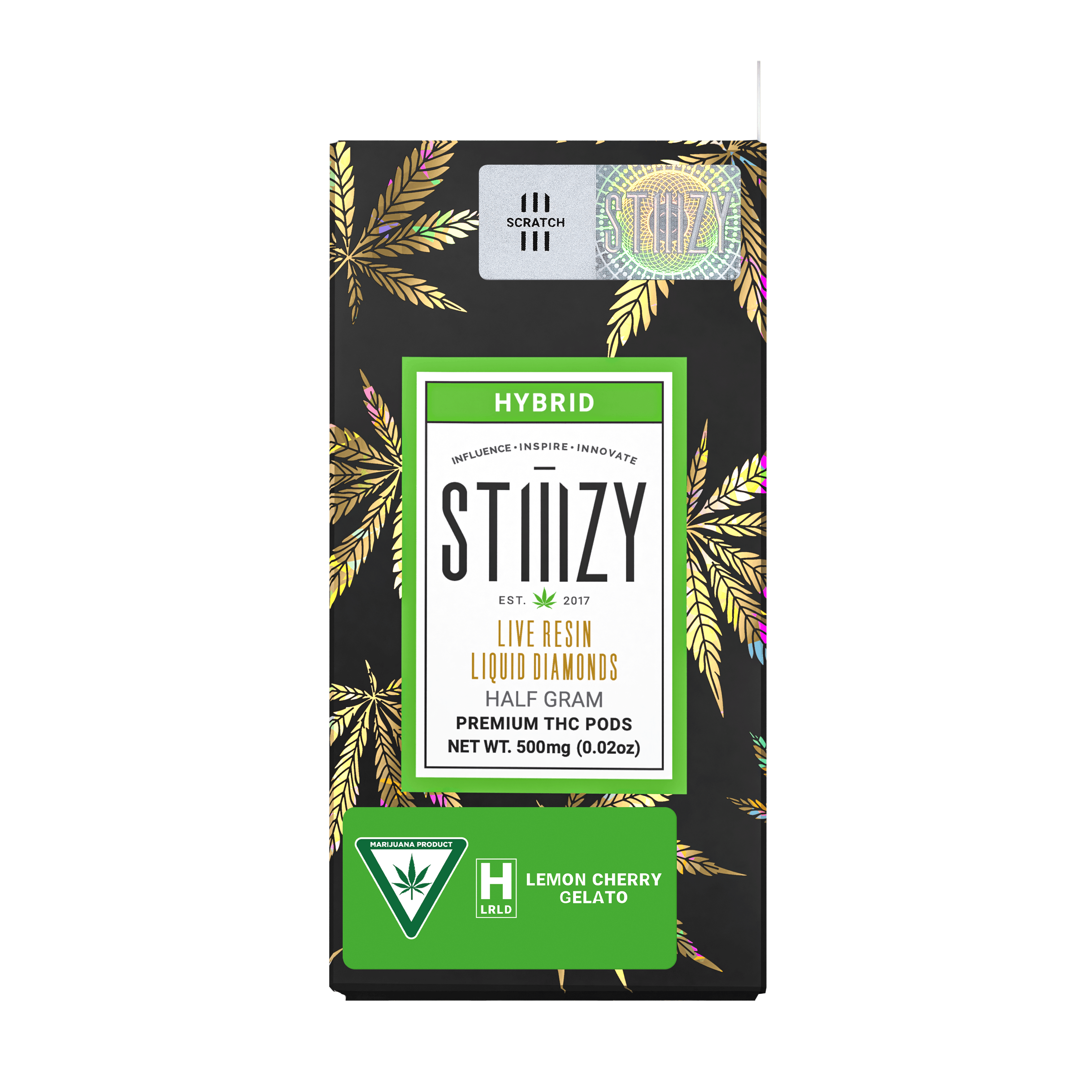 Lemon Cherry Gelato - Live Resin - Liquid Diamonds Pod - STIIIZY - Half Gram - $12.99 - Pods (STIIIZY + PlugPlay + PAX + Left Coast)