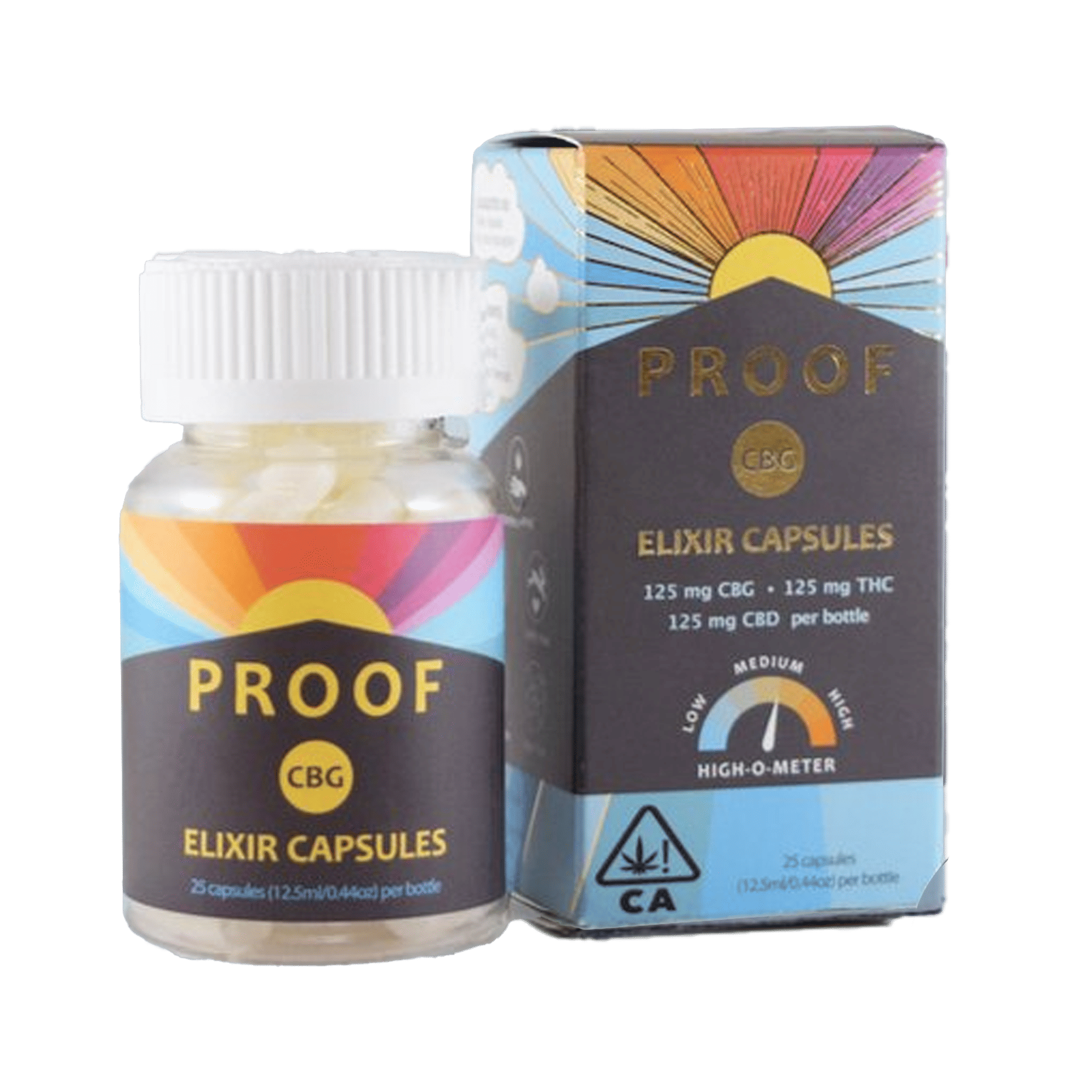 CBG Elixir Capsules - Proof - 25 Capsules - $49.99 - Capsules & Tablets