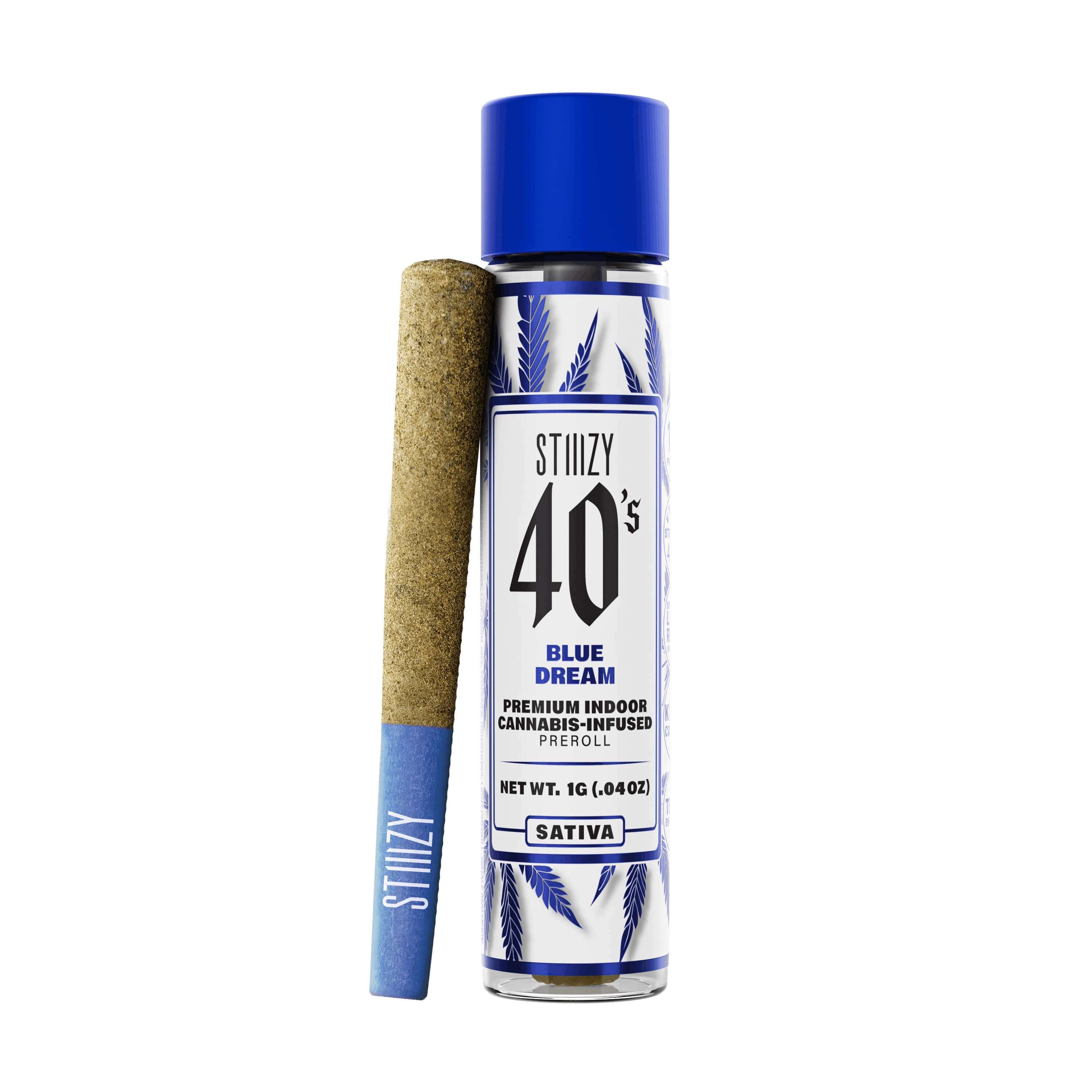 Blue Dream - 40's Infused Pre-Roll - STIIIZY - 1g (Single) - $20.99 - Infused Pre-Rolls