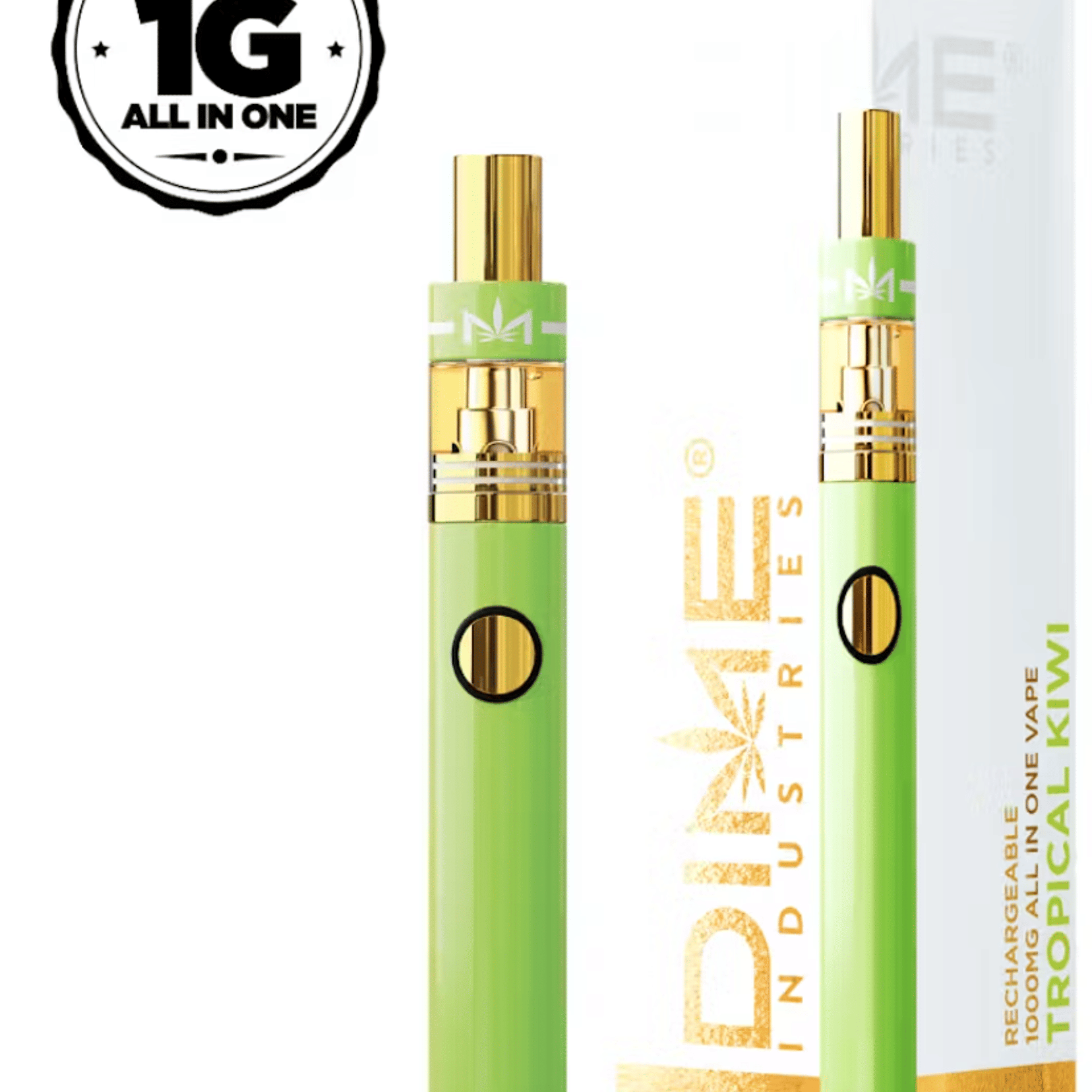 Tropical Kiwi 1G All In One - Dime Industries - - $21.36 - Cartridges