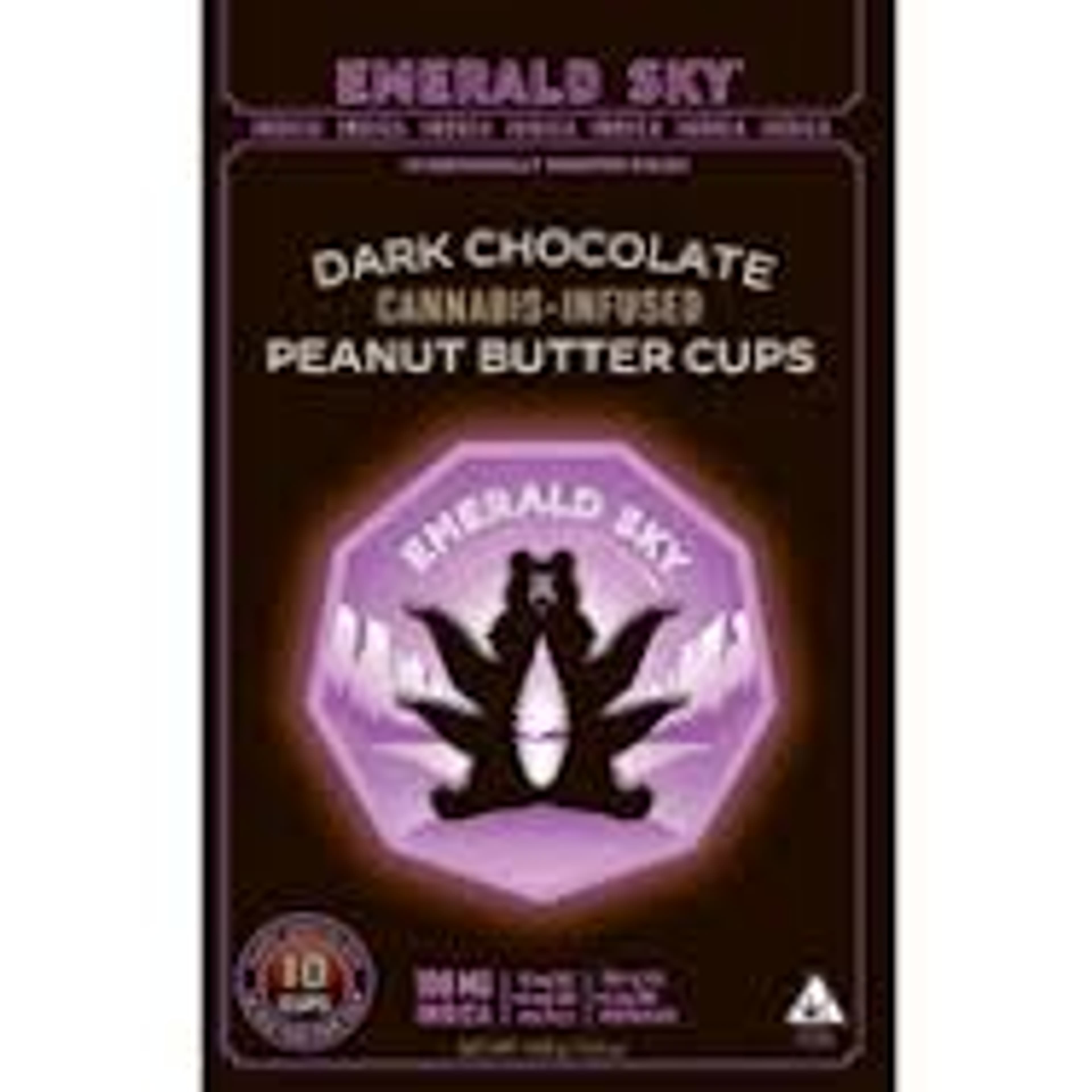 10mg Peanut Butter Cups - Emerald Sky - Indica - $21 - Edibles