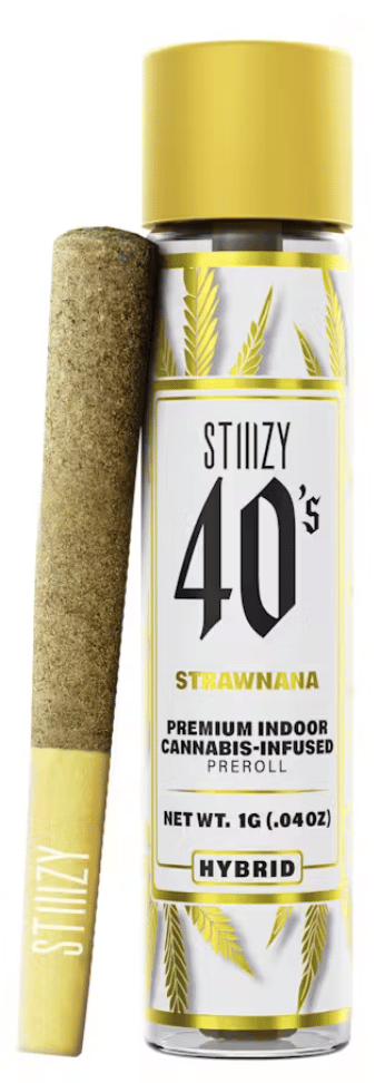 40's Strawnana 1G Preroll - STIIIZY -  - $10.83 - Pre-Rolls