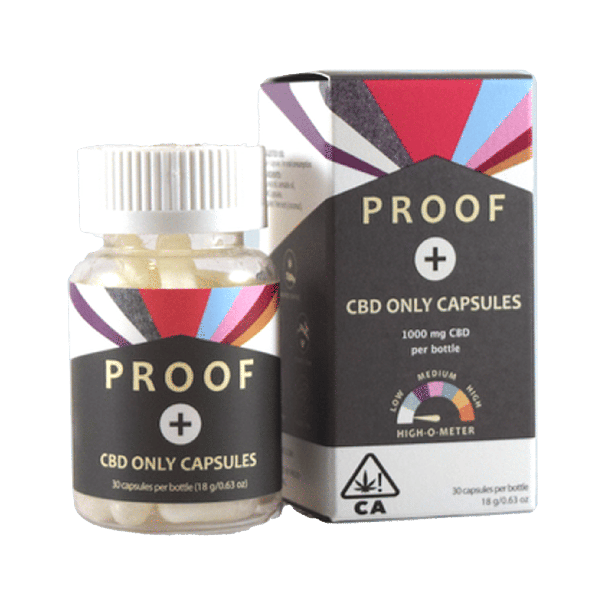 CBD Only Capsules - Proof - 30 Capsules - $49.99 - Capsules & Tablets
