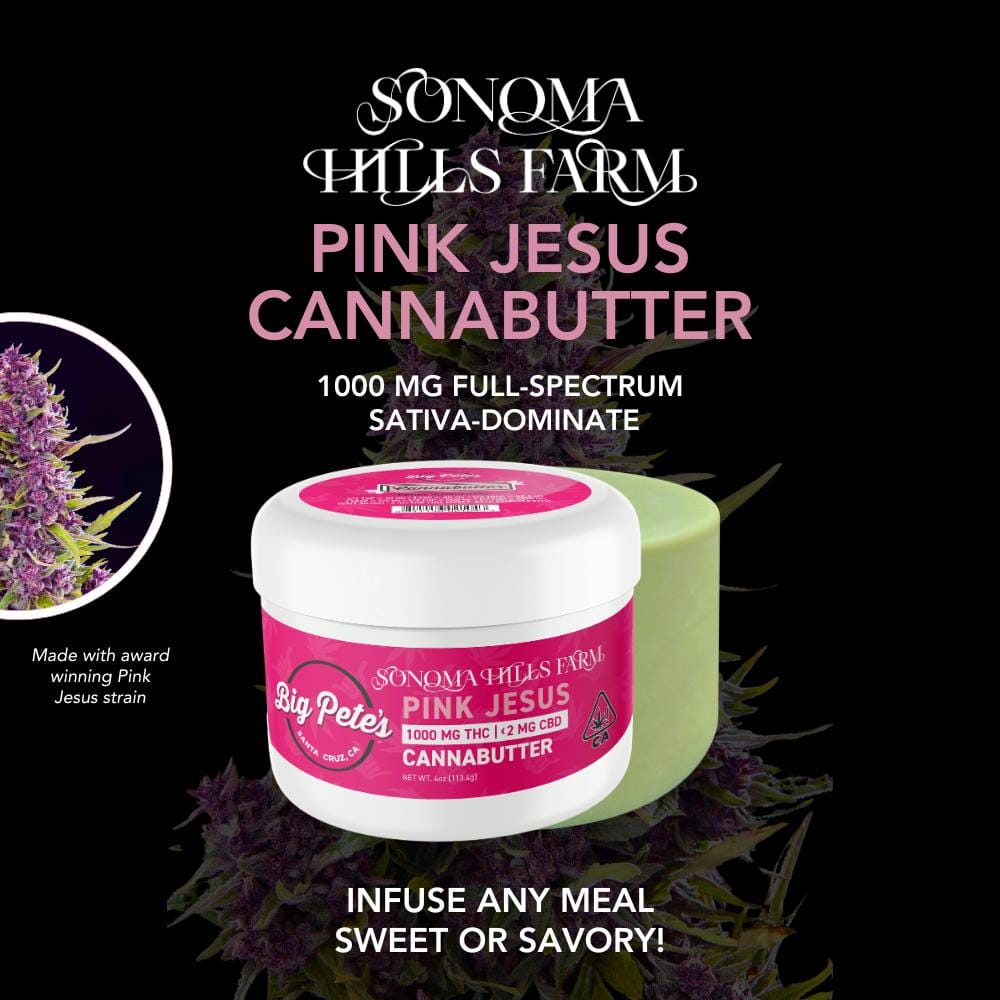 Pink Jesus Cannabutter 1000mg - Big Pete's Treats -  - $51 - Edible