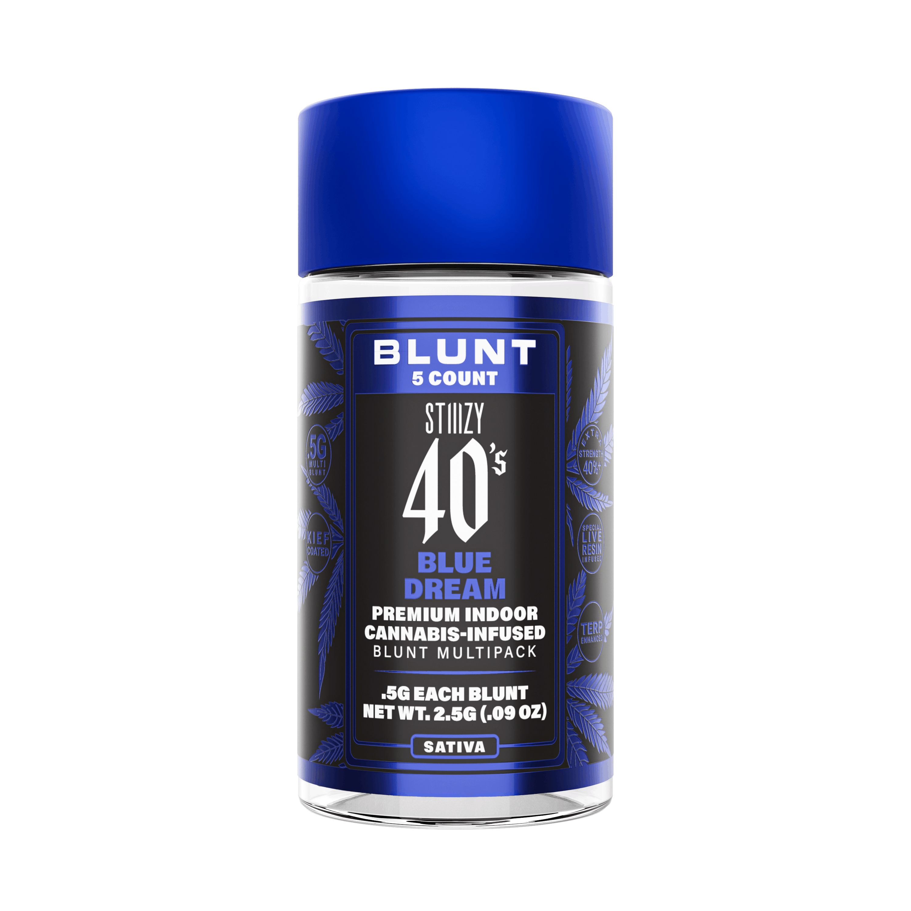 Blue Dream - 40's Mini Blunts - STIIIZY - 2.5g (5-Pack) - $35.99 - Infused Pre-Rolls