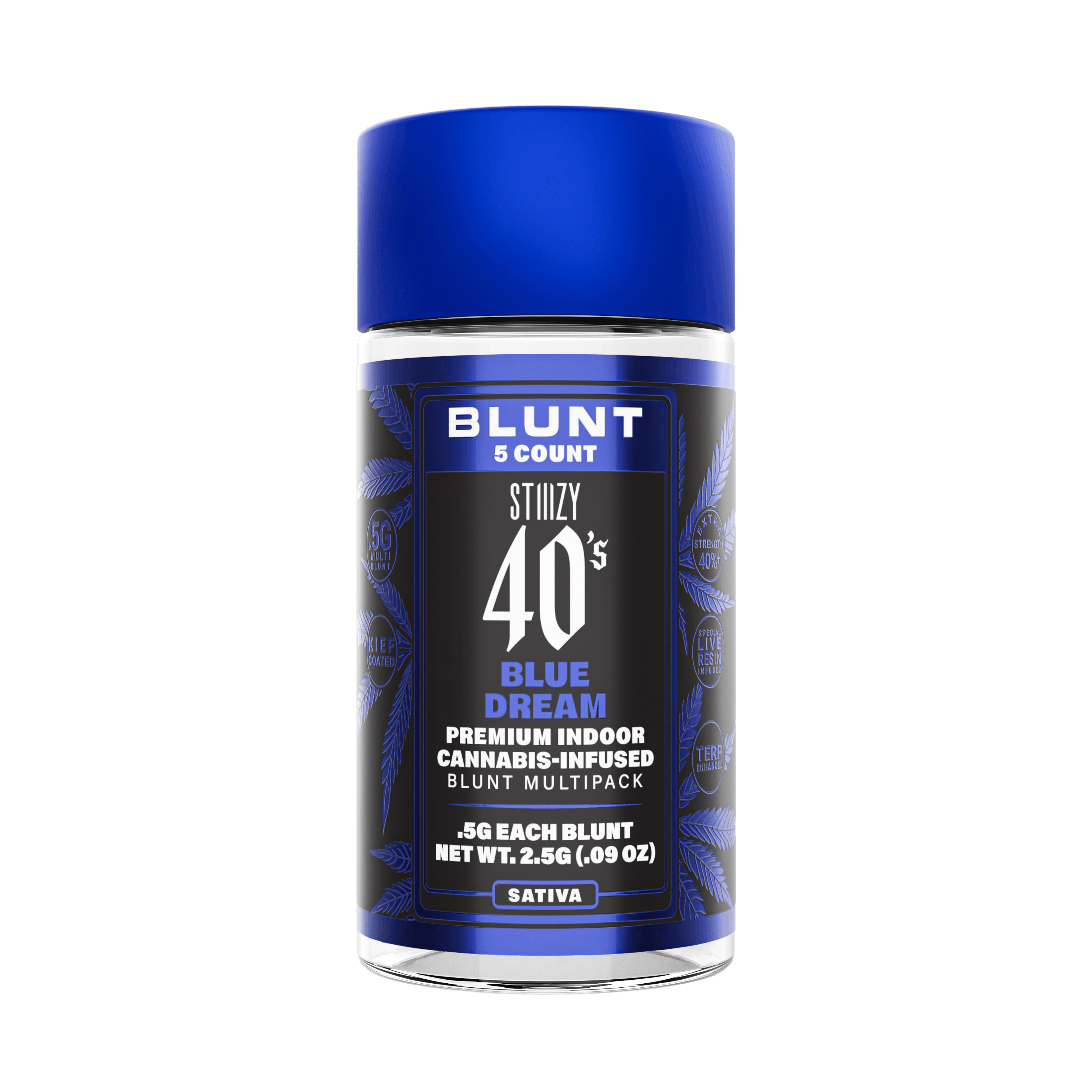 Blue Dream - 40's Mini Blunts - STIIIZY - 2.5g (5-Pack) - $35.99 - Infused Pre-Rolls