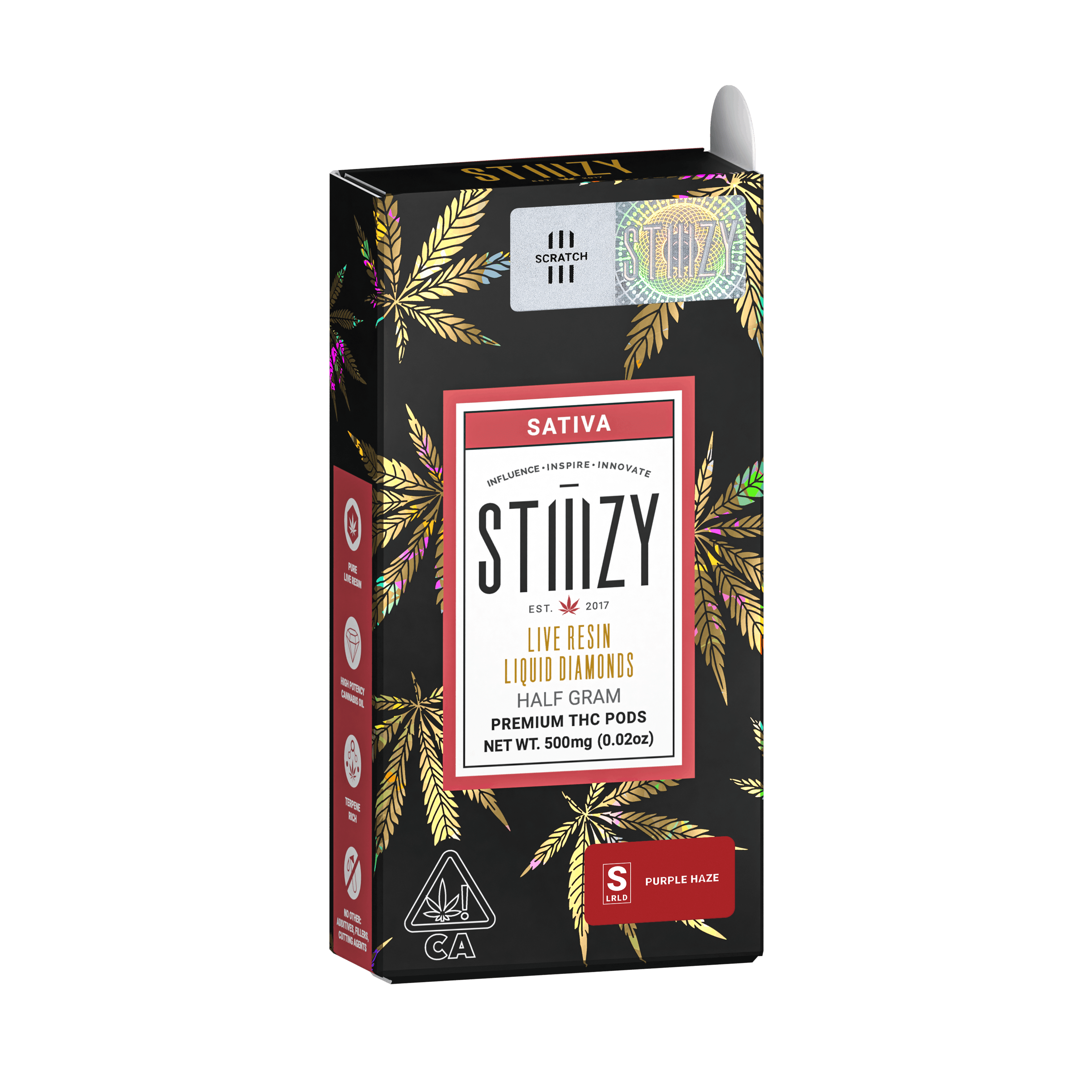 Vape Cartridge - PURPLE HAZE .5G Live Resin Liquid Diamonds Pod - STIIIZY - Stiiizy - - $16 - Vape Pens
