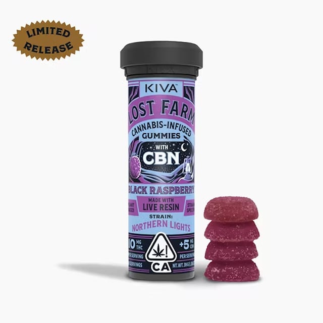 "Black Raspberry x Northern Lights" CBN Gummies