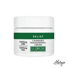 Mary's 1:1 Transdermal Cream - Mary's Medicinals - Sandalwood - $80 - Topicals