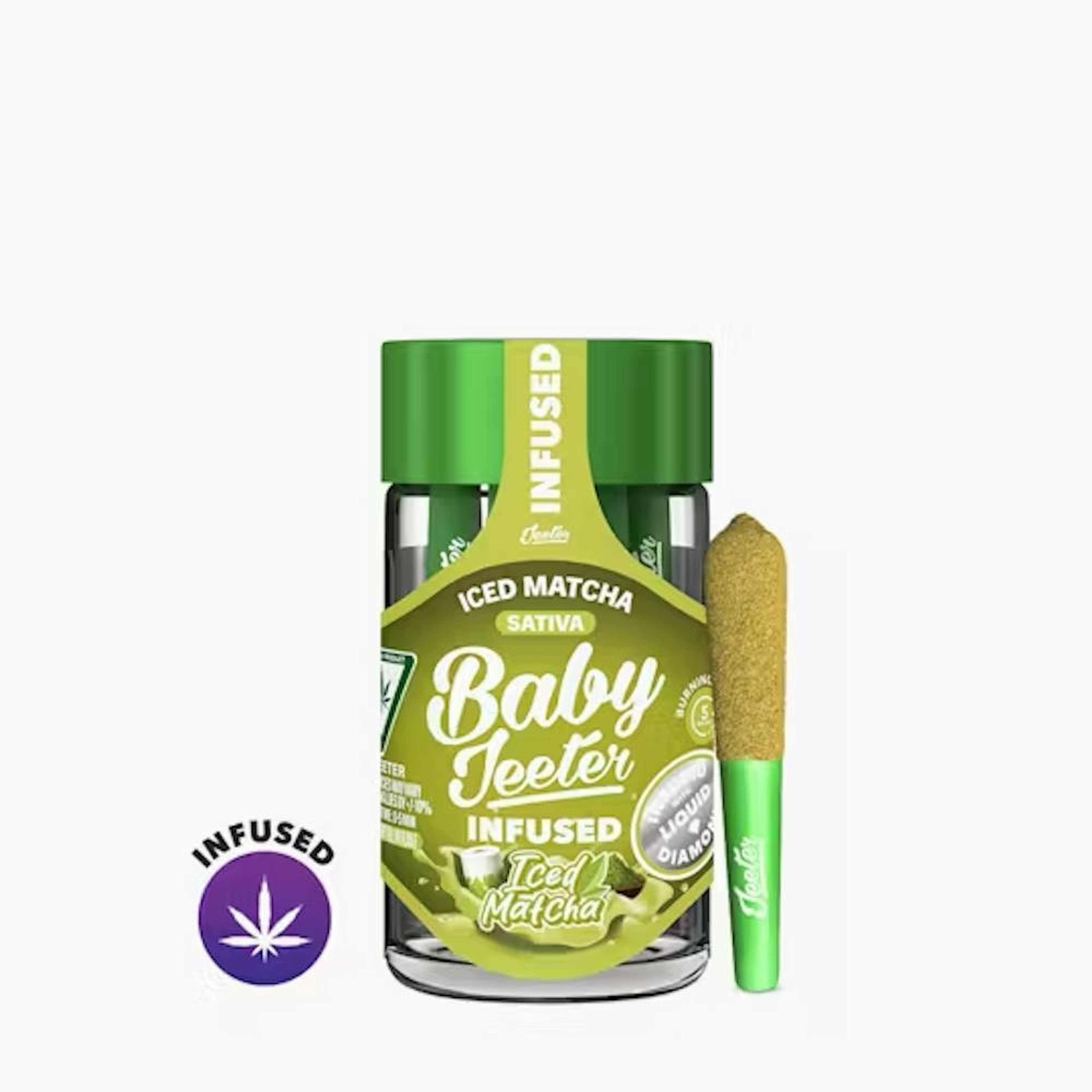 Iced Matcha - 5pk Infused Baby Pre Rolls *SPECIAL PRICING* *B2G1 EVERYDAY PLUS 10% OFF* - Jeeter - Iced Matcha (S) - $30 - Pre-Rolls