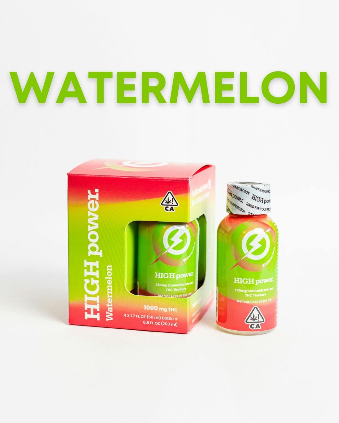 WATERMELON 4PACK 1000MG - HIGH POWER -  - $37.50 - Edibles