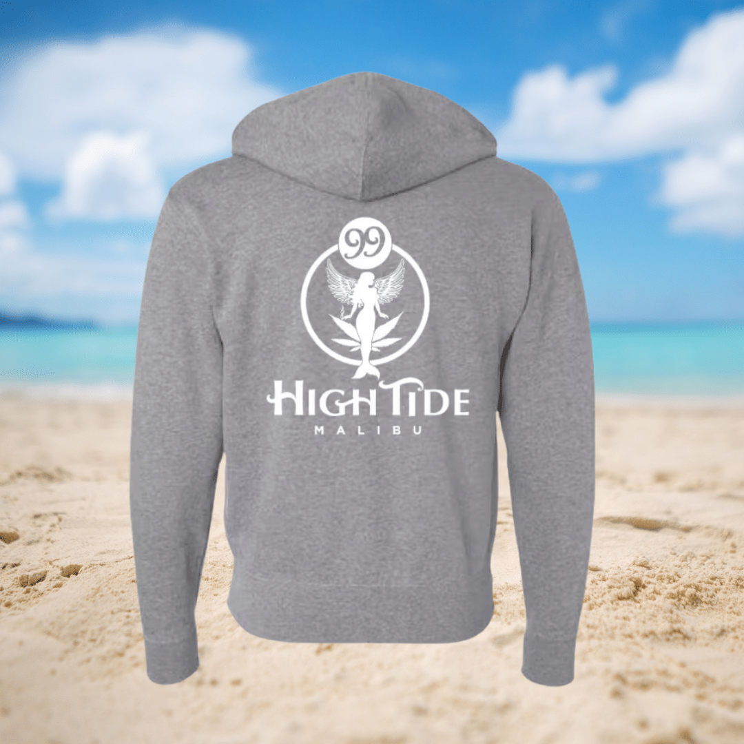 High Tide Zip Hoodie - Gunmetal Heather - 99 High Tide - XS - $59.99 - Maliboutique