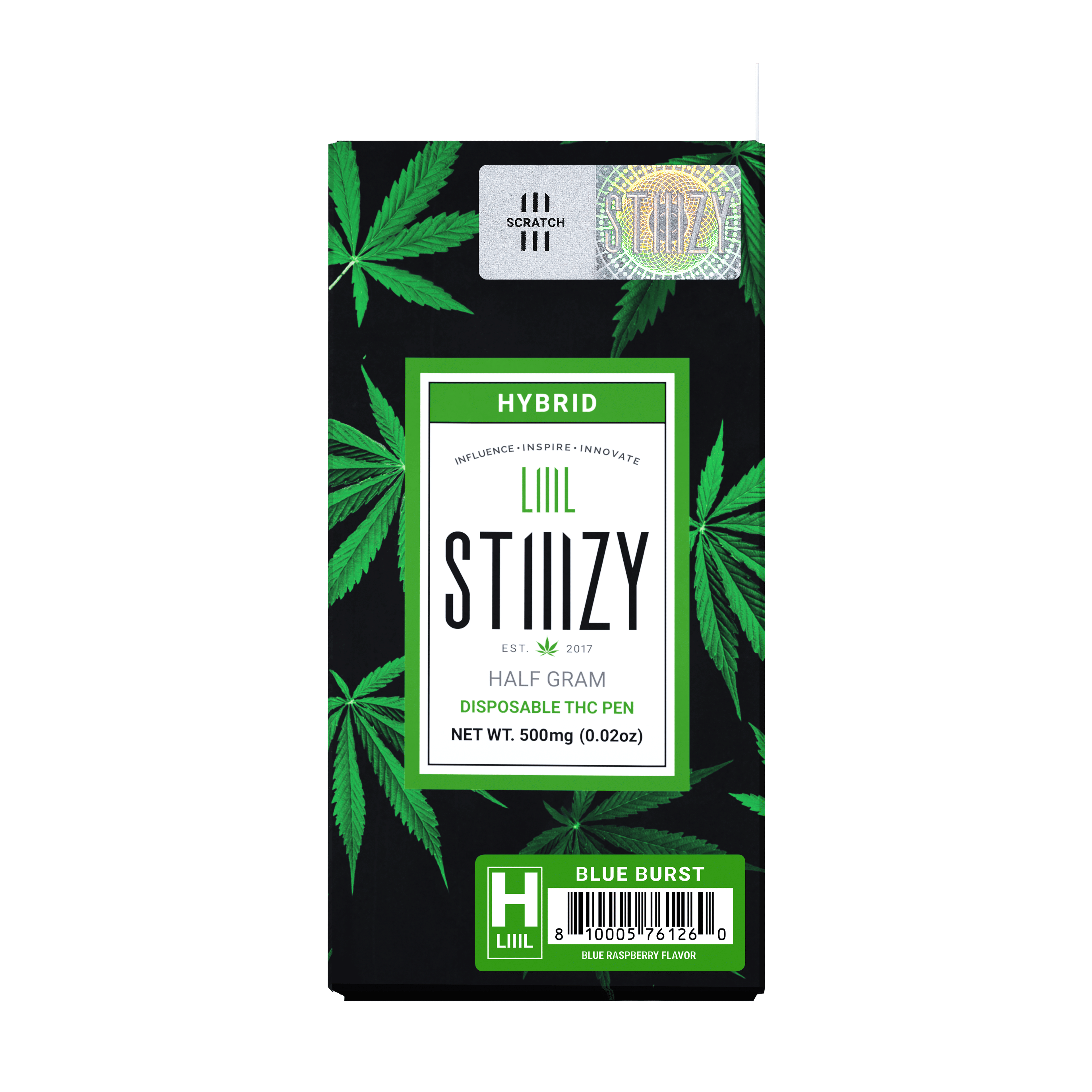 Blue Burst - LIIIL - STIIIZY - Half Gram - $12.99 - Disposable Vape (All-In-One, Battery Built-In)